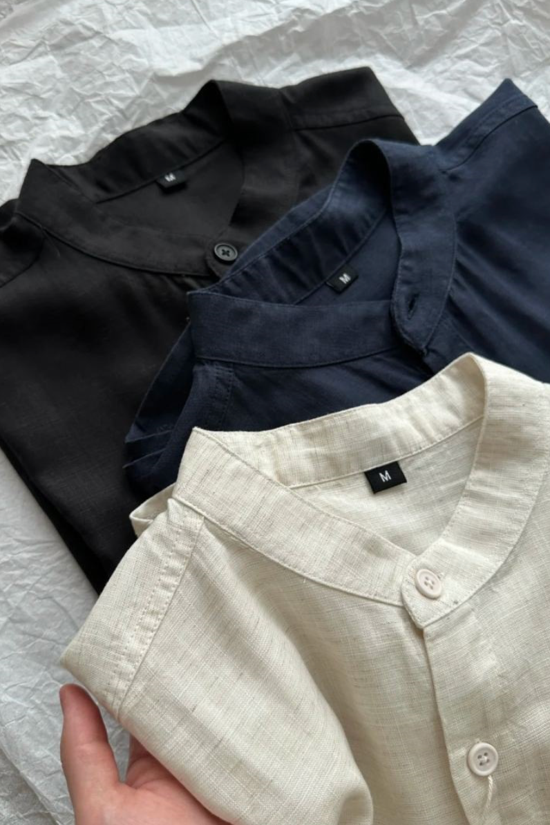 AUREVAN LYOCELL LINEN SHIRT – HENNEP