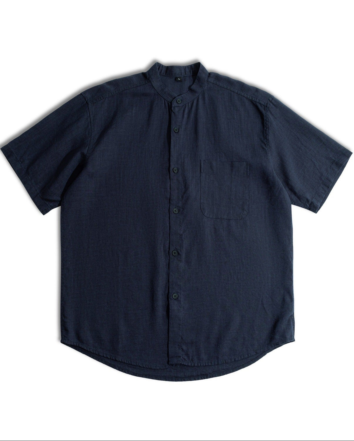 AUREVAN LYOCELL LINEN SHIRT – BLUE