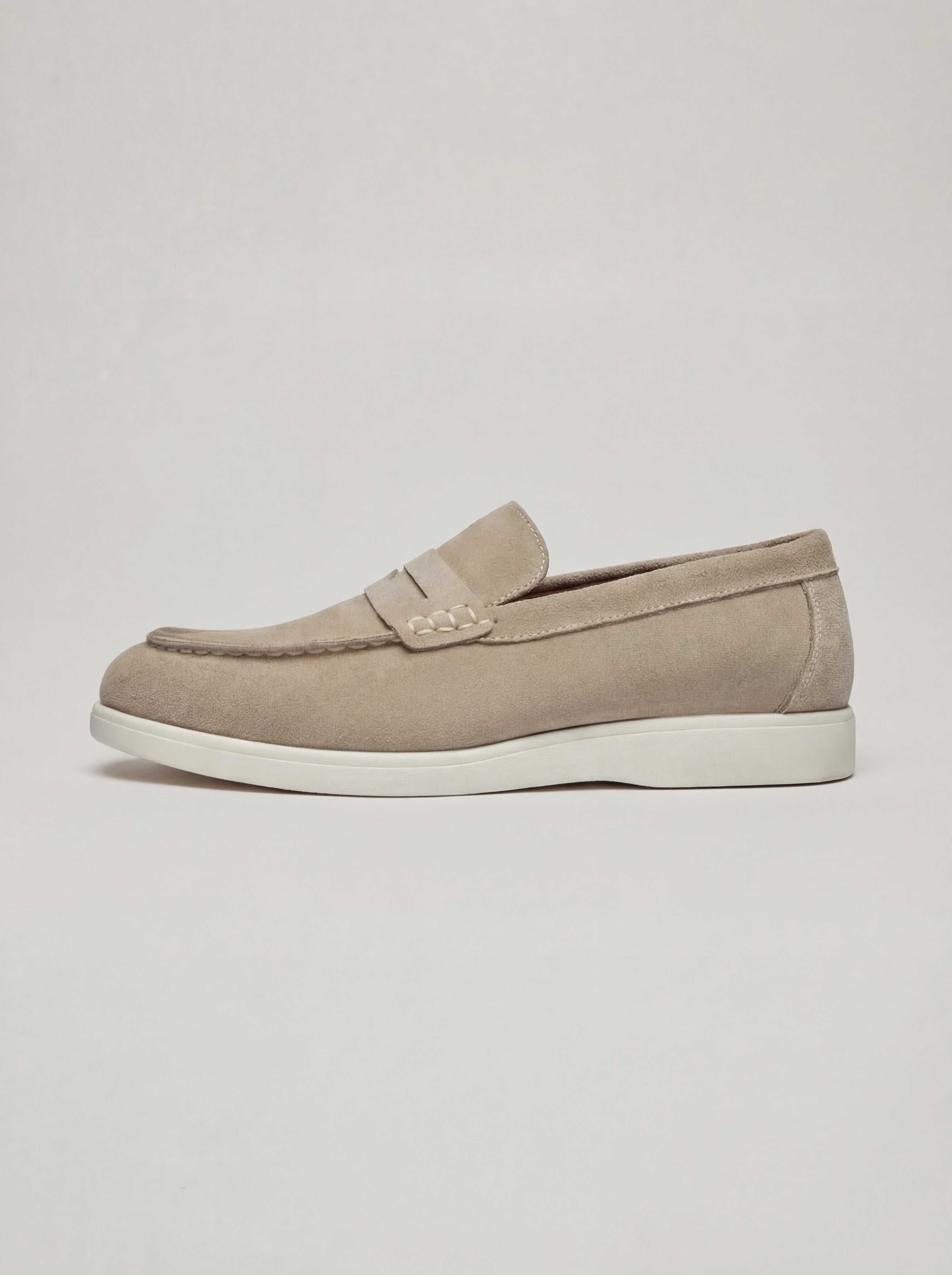 BRAMIXA SUEDE LOAFERS – BEIGE