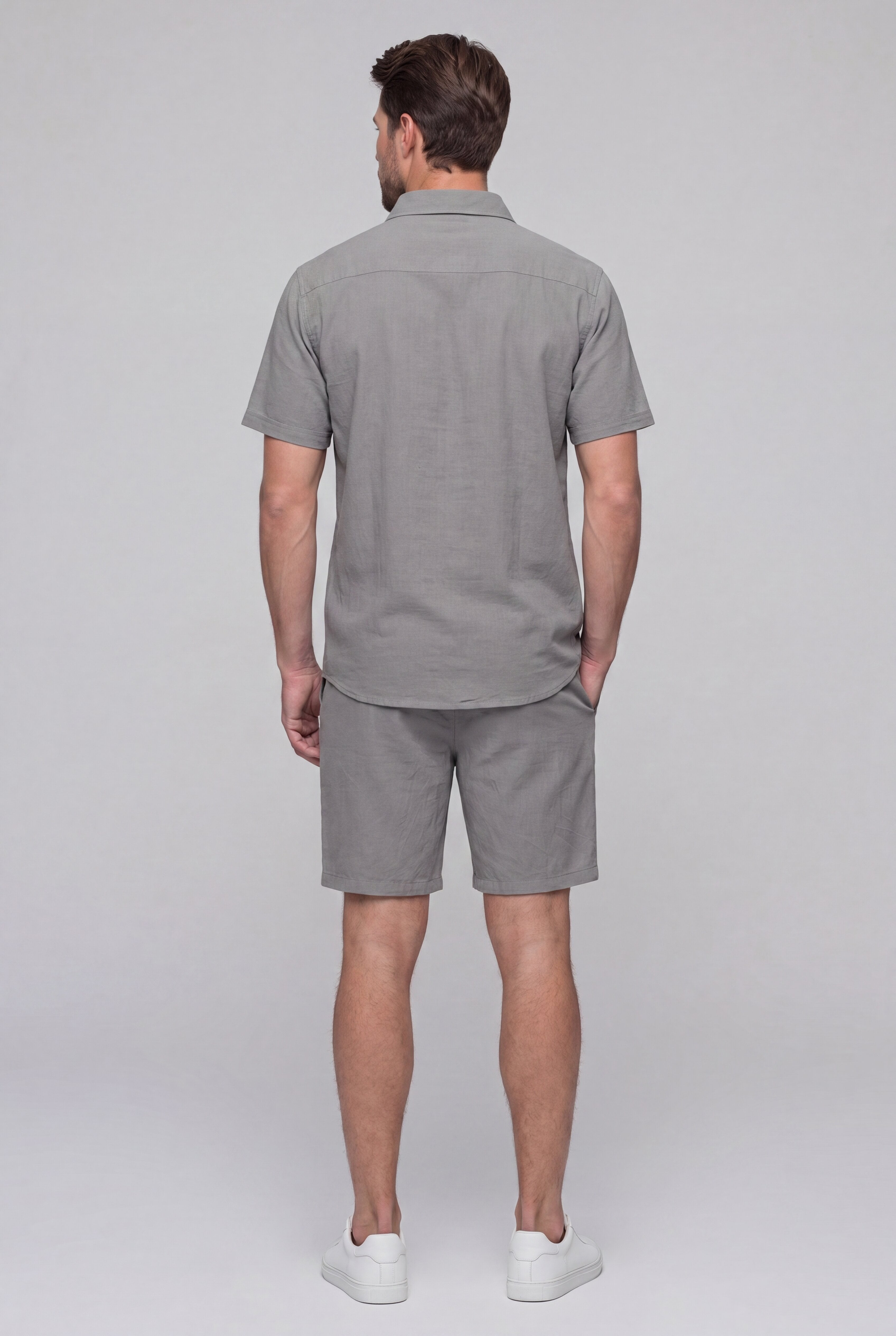 BRAVELLO LINEN SET – GRAY