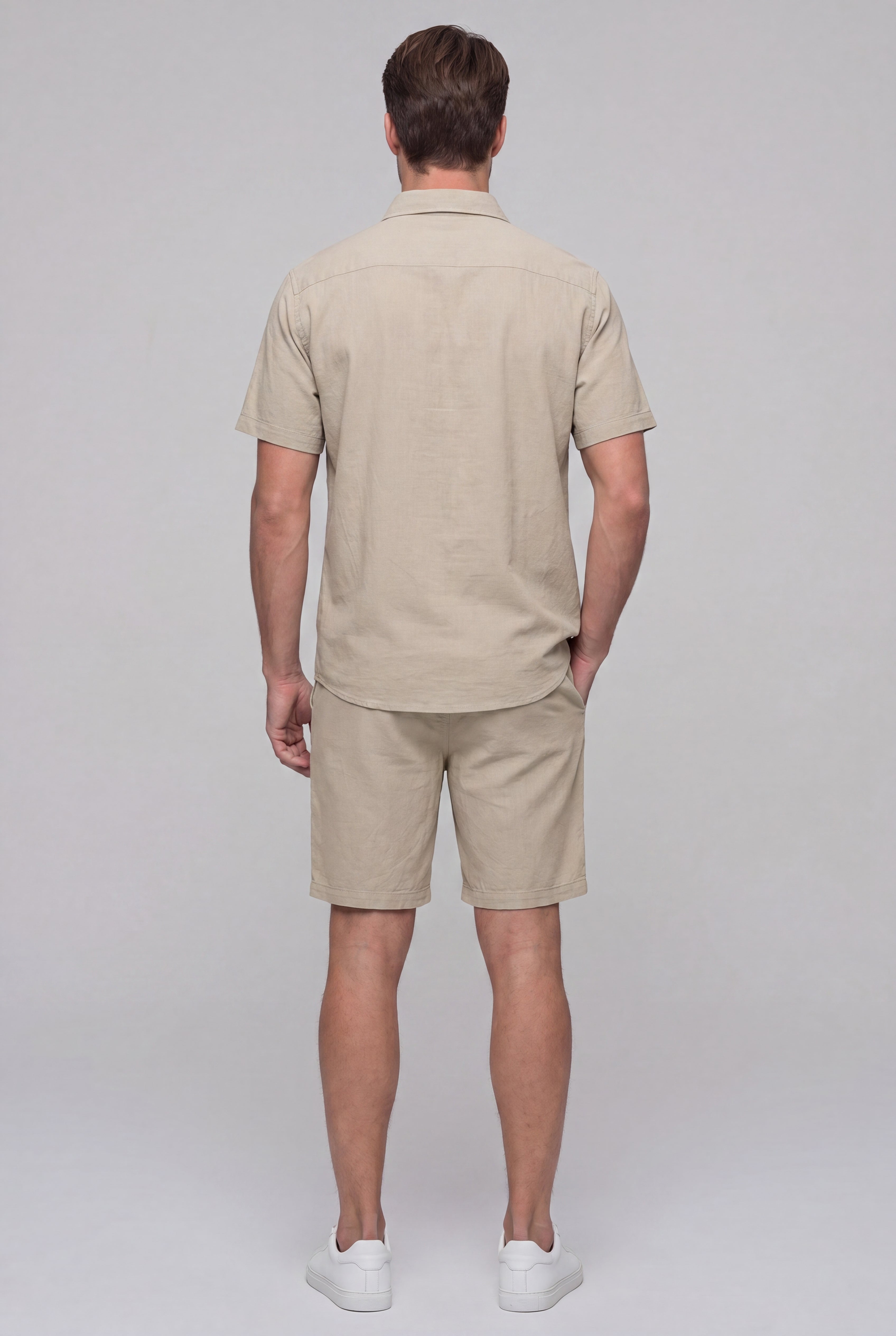 BRAVELLO LINEN SET – KHAKI
