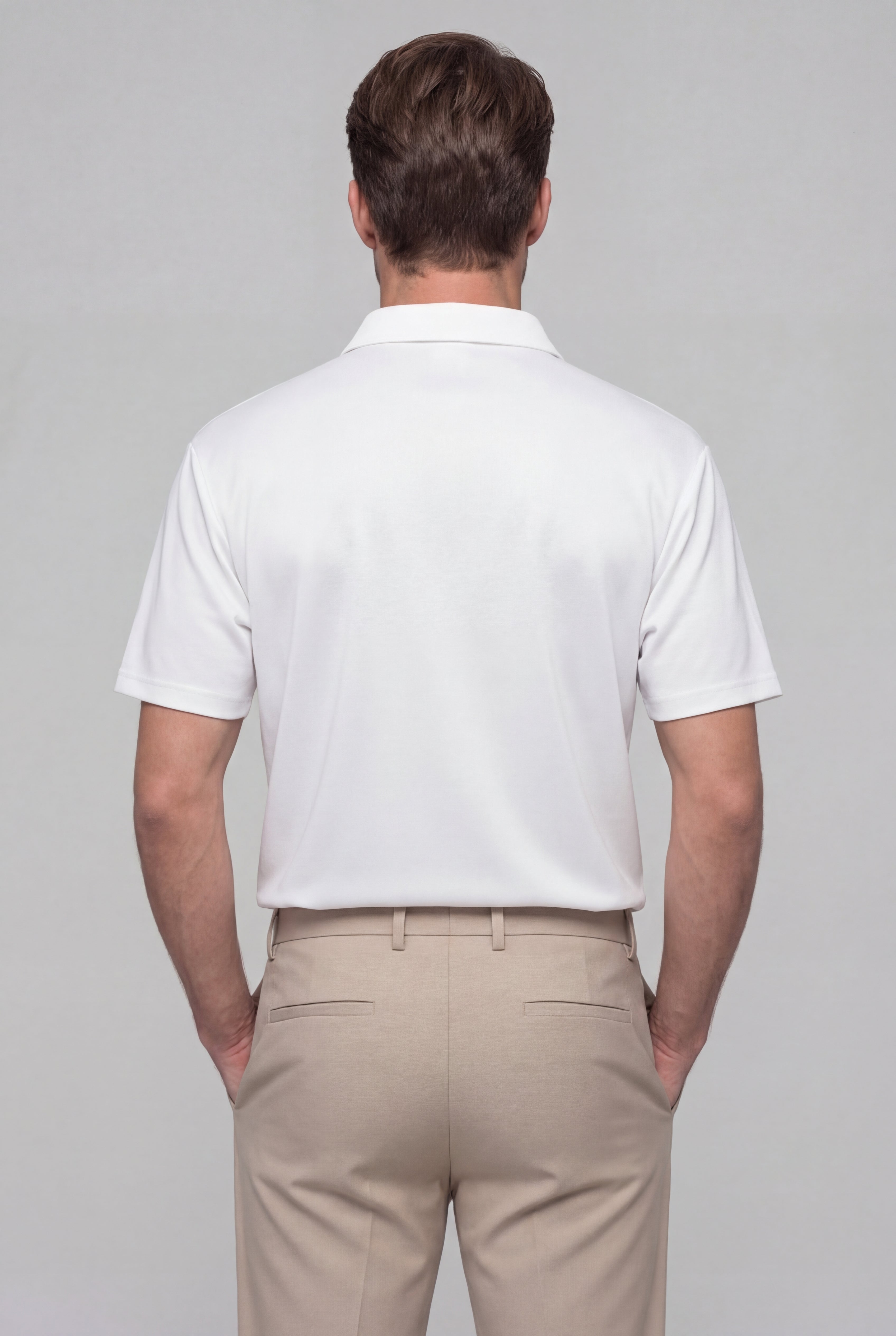 CAVERO ANTI-WRINKLE SHIRT – WHITE