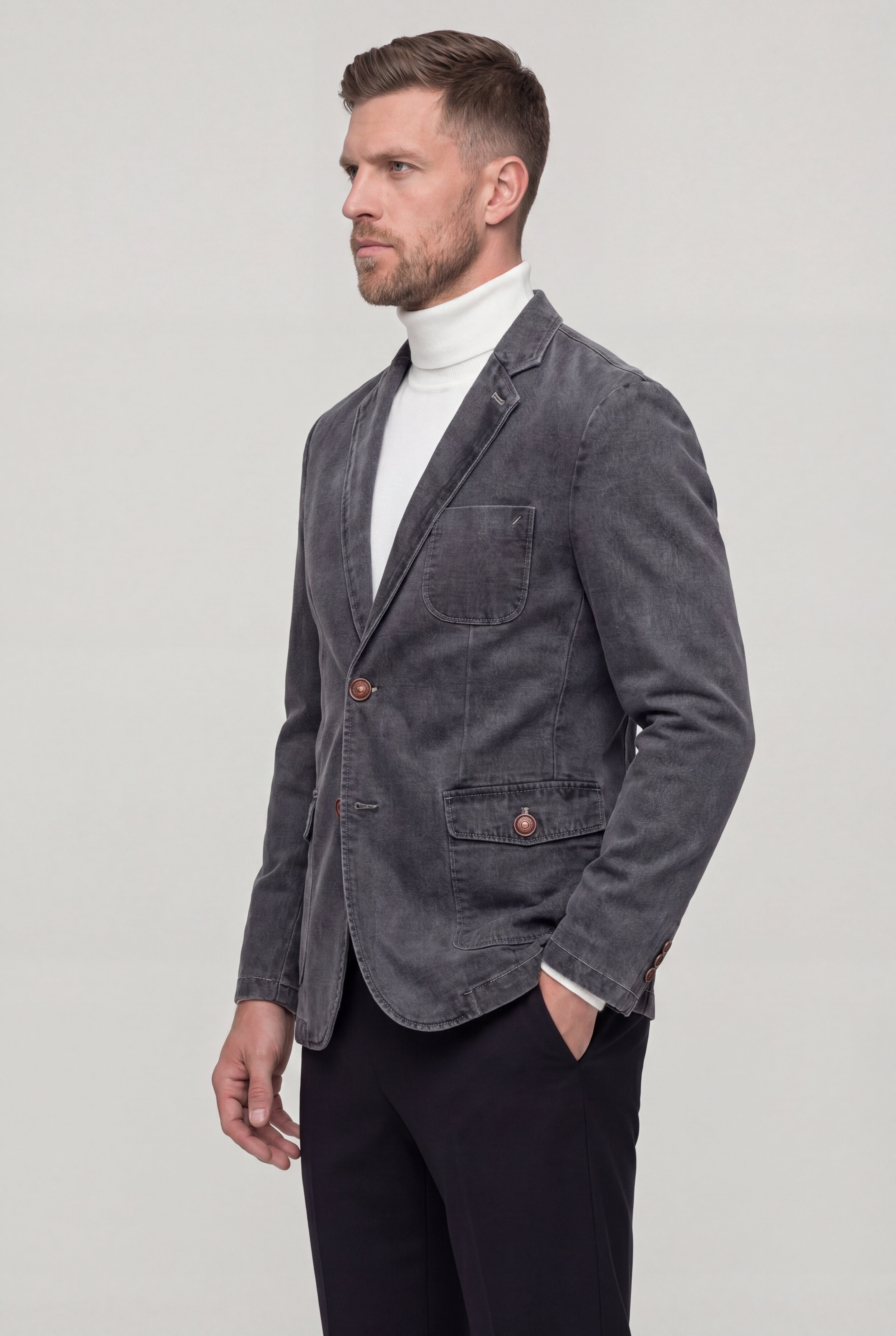 CAYNERO COAT - GRAY