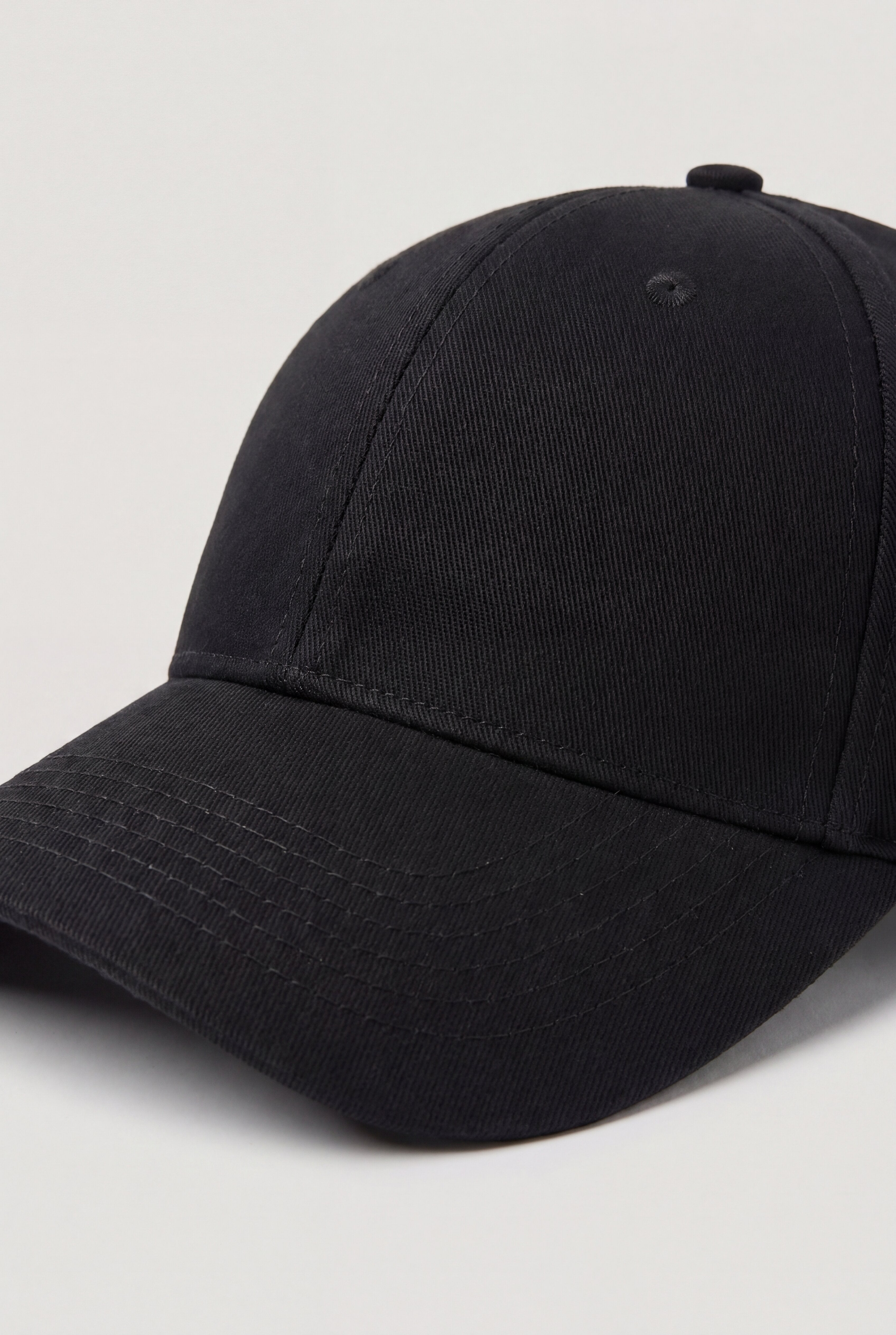 CLASSIC COTTON BASEBALL CAP - BLACK