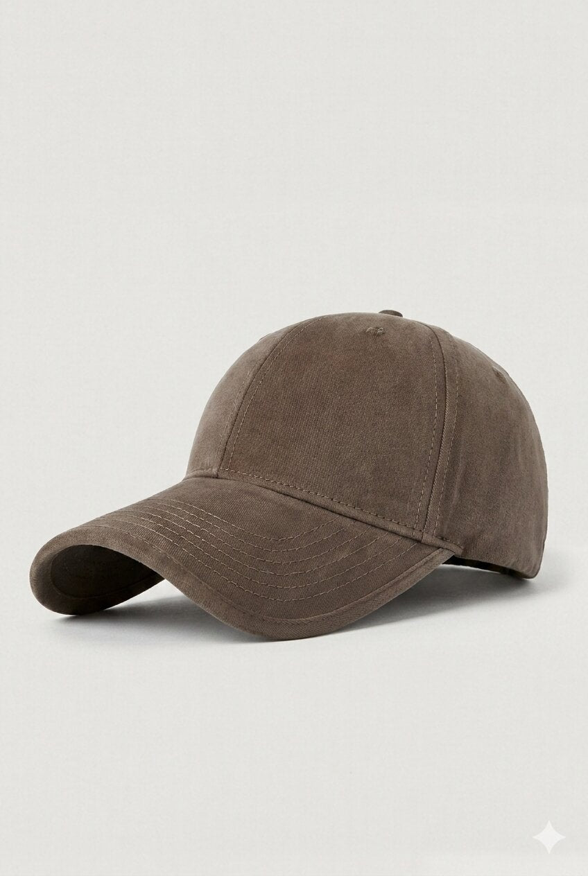 CLASSIC COTTON BASEBALL CAP - BROWN