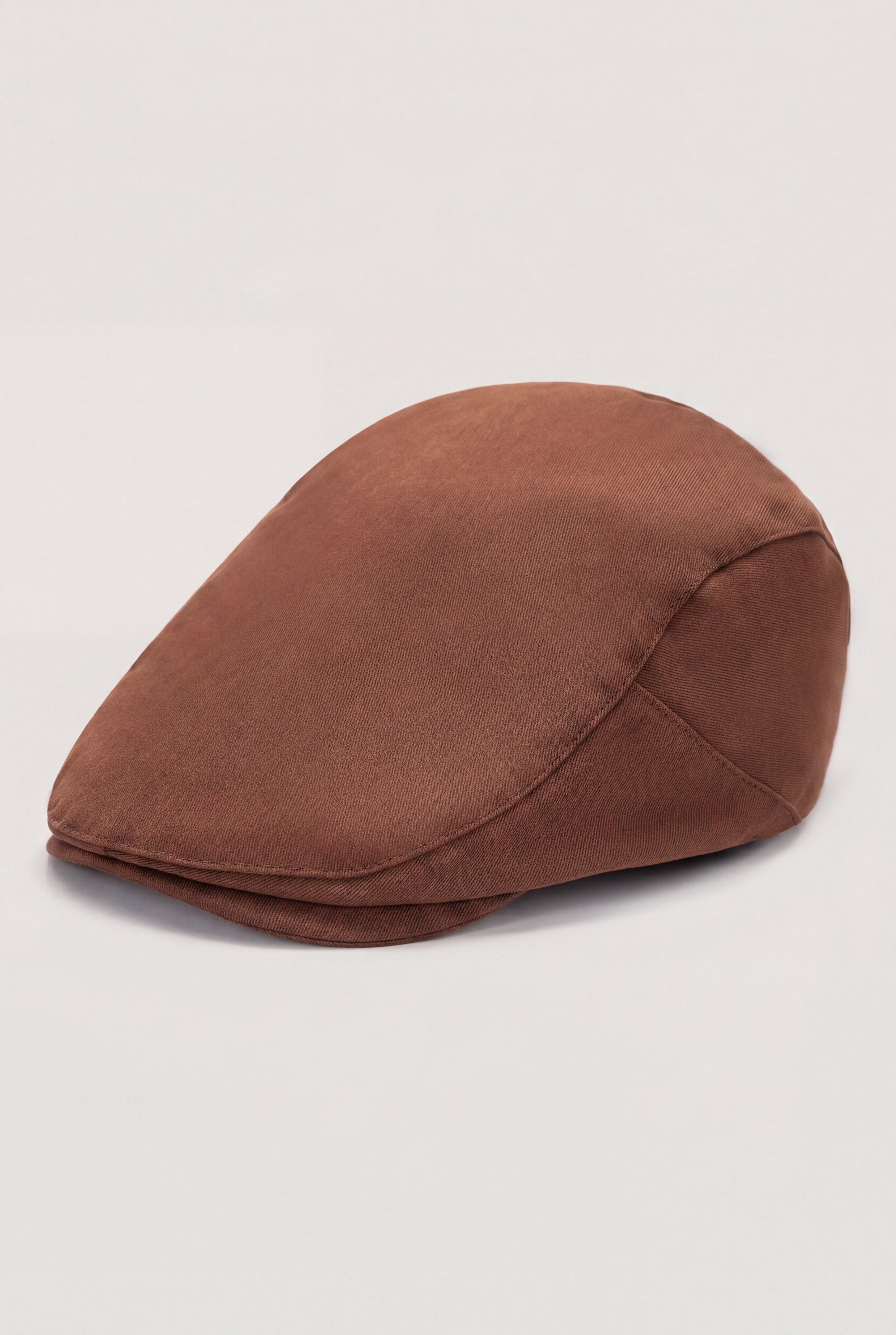 ELVANE FLAT CAP - BROWN