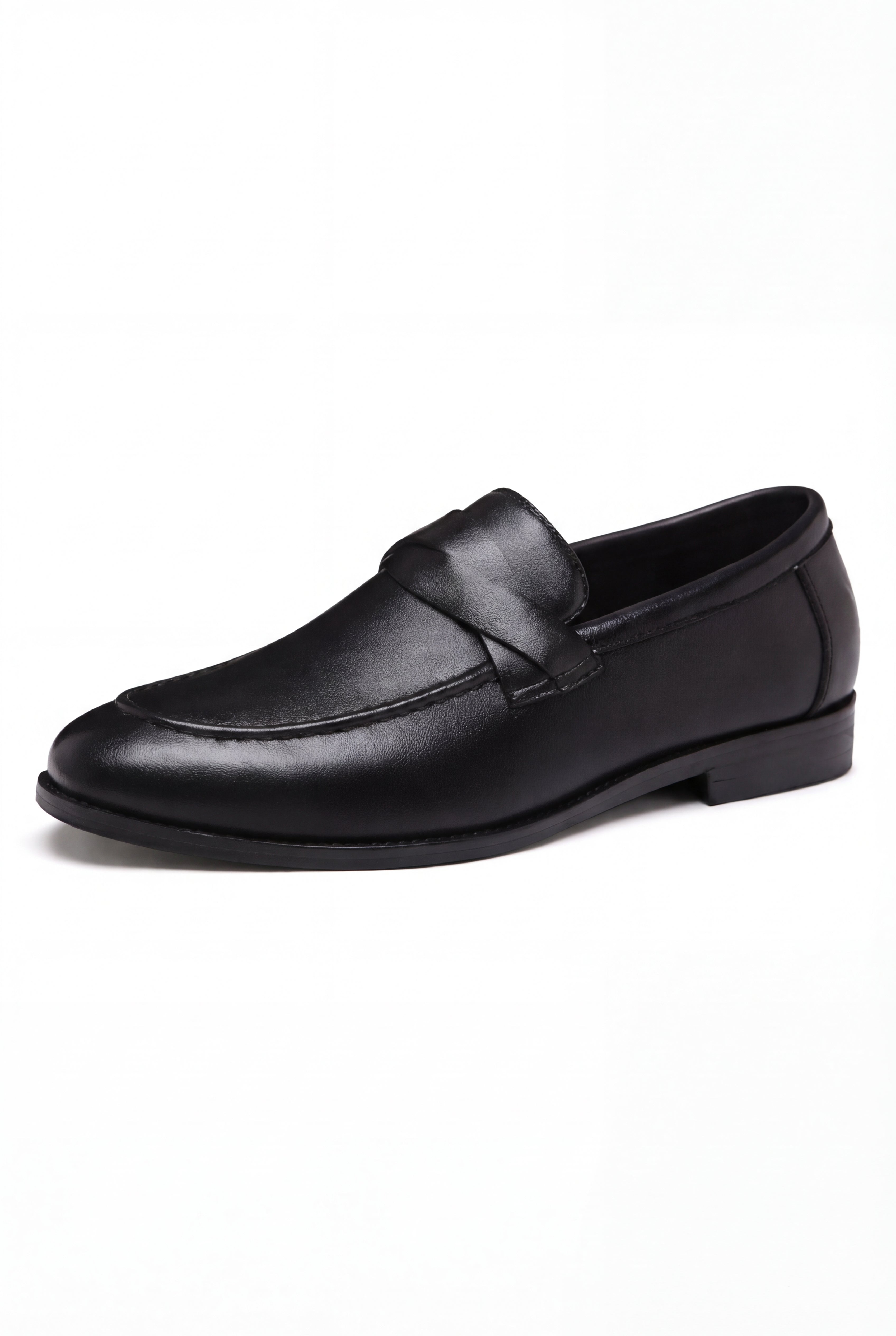 ELVANI SLIP-ON LOAFERS – BLACK