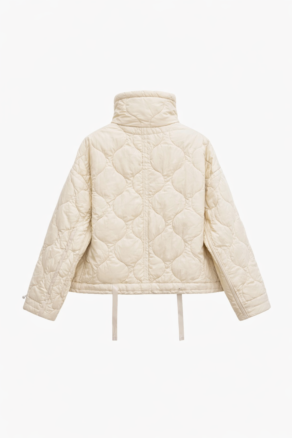 ELVORIA QUILTED JACKET – BEIGE
