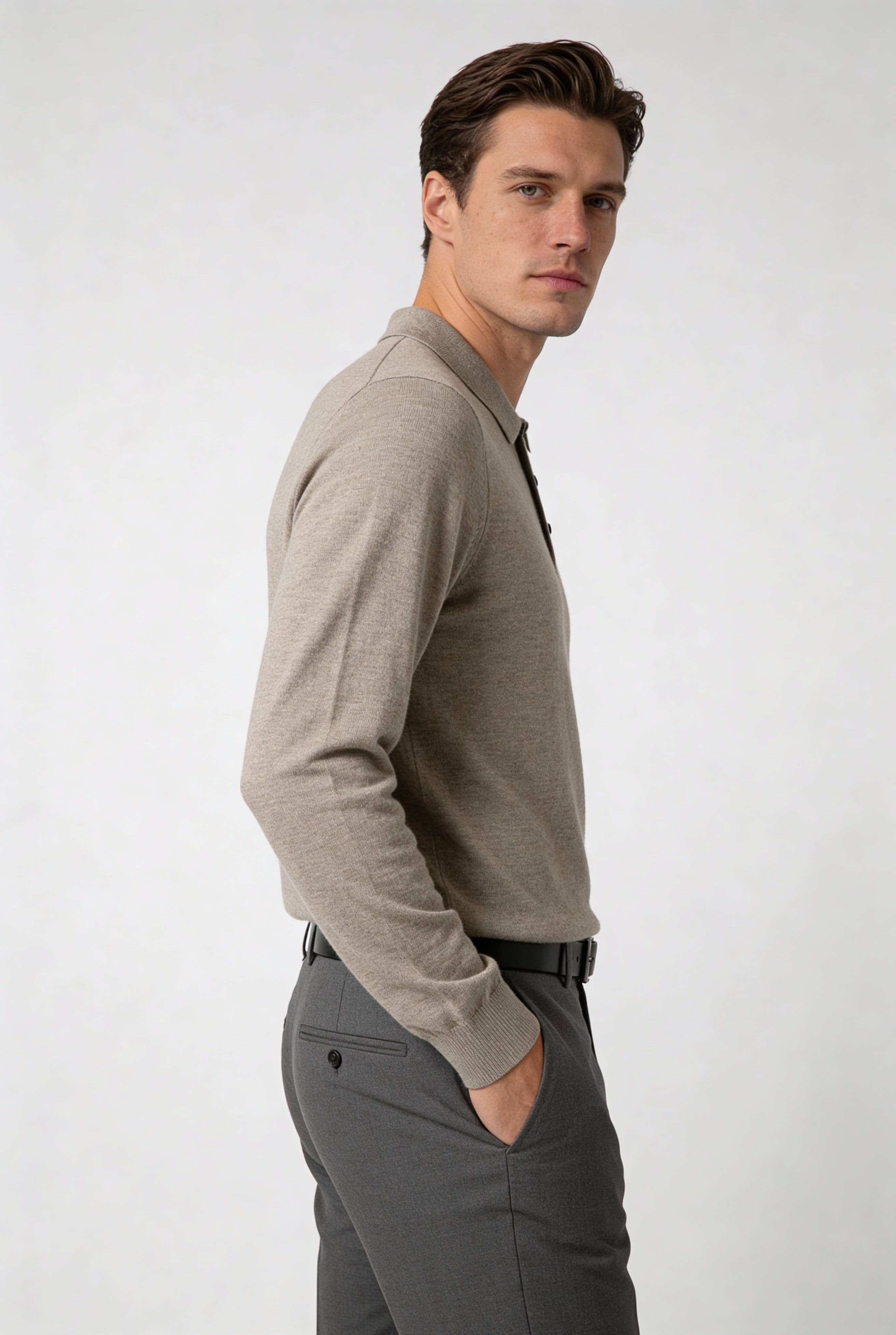 KARVEN KNIT PULLOVER – BEIGE