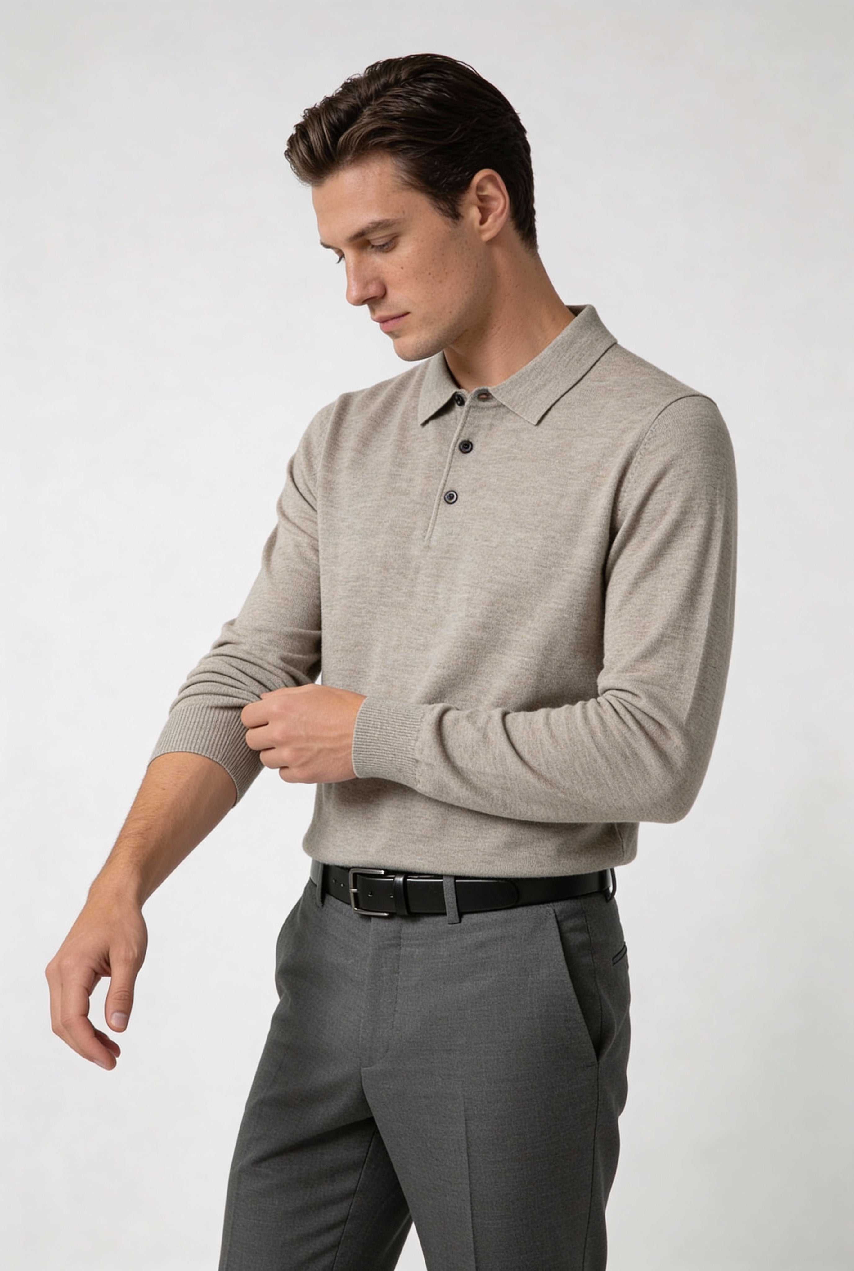 KARVEN KNIT PULLOVER – BEIGE