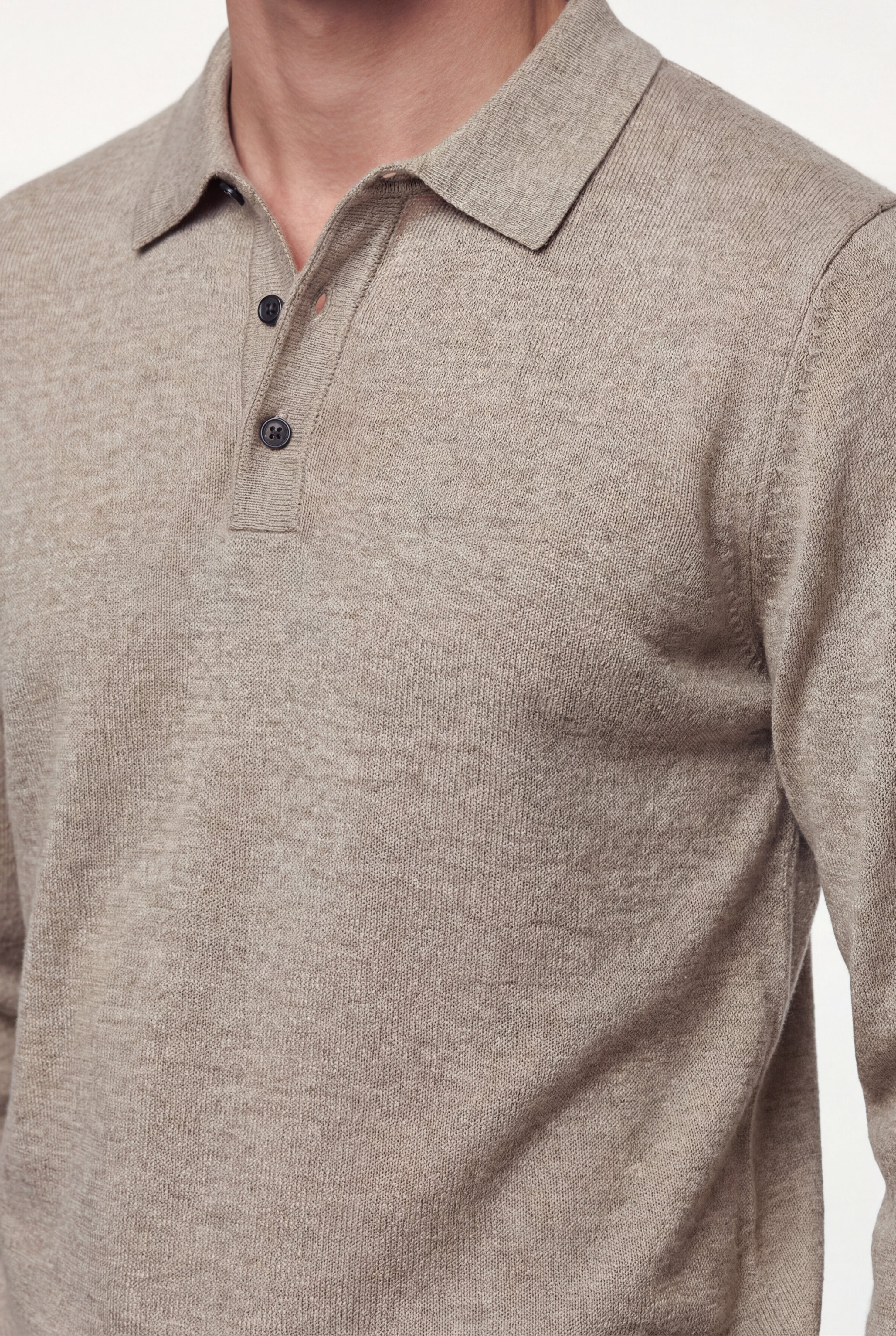 KARVEN KNIT PULLOVER – BEIGE