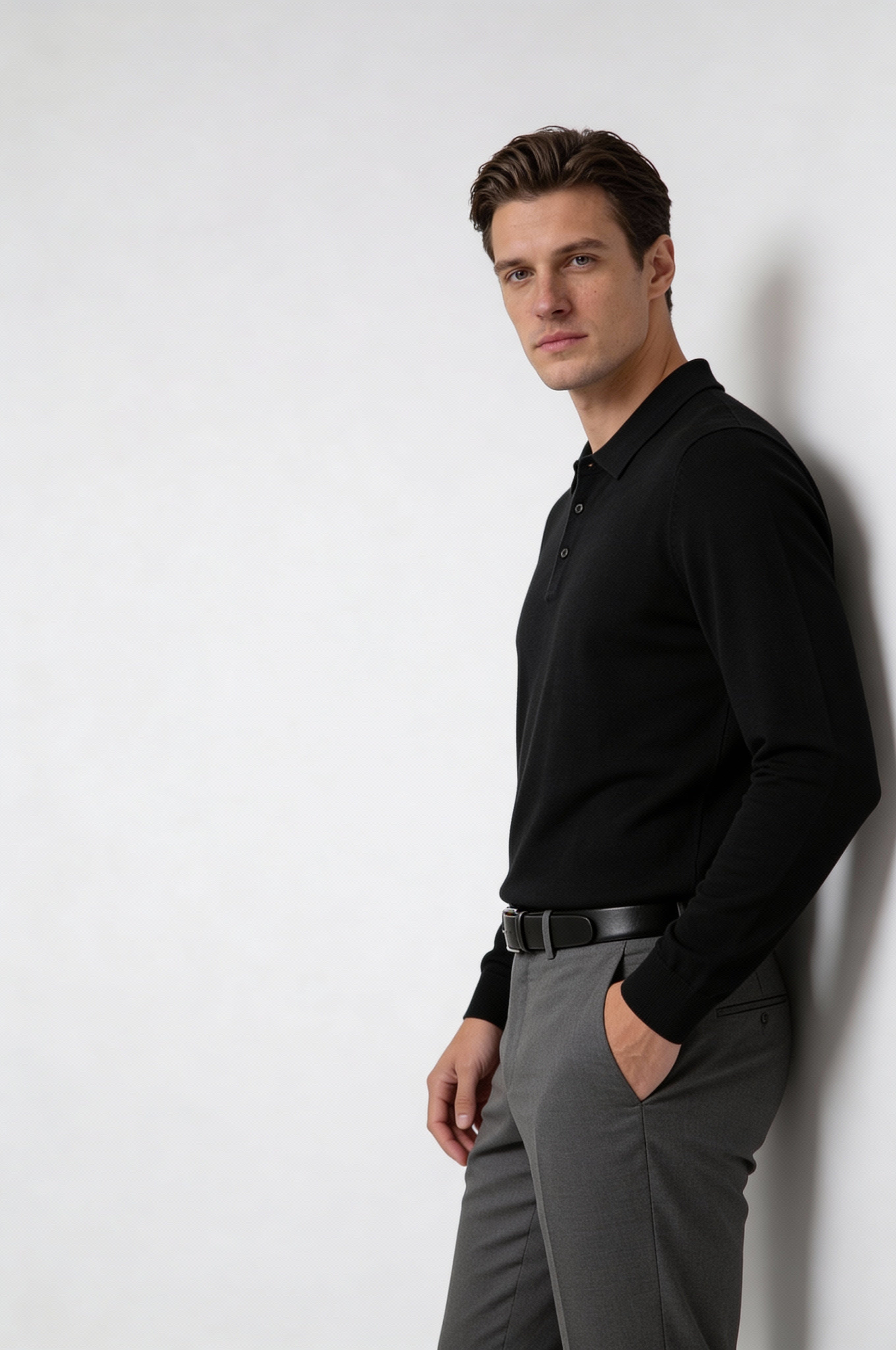 KARVEN KNIT PULLOVER – BLACK