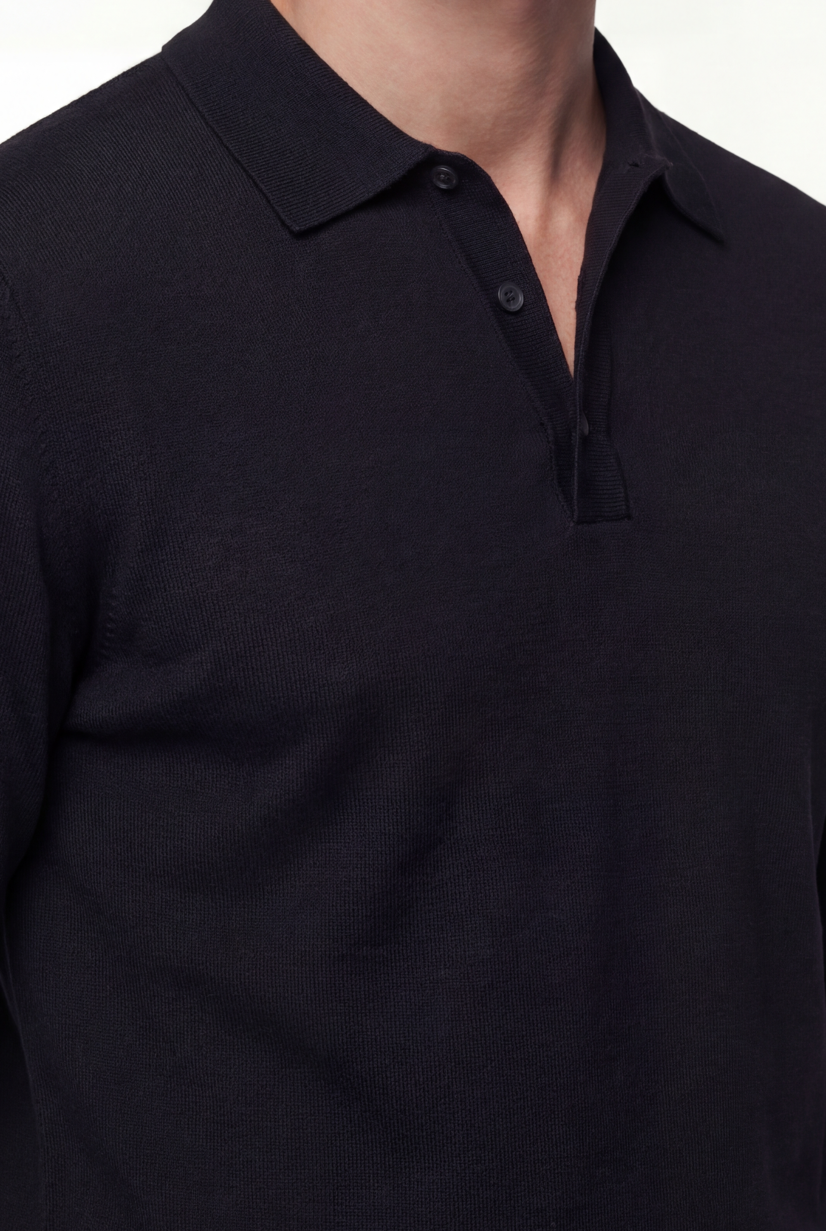 KARVEN KNIT PULLOVER – BLACK