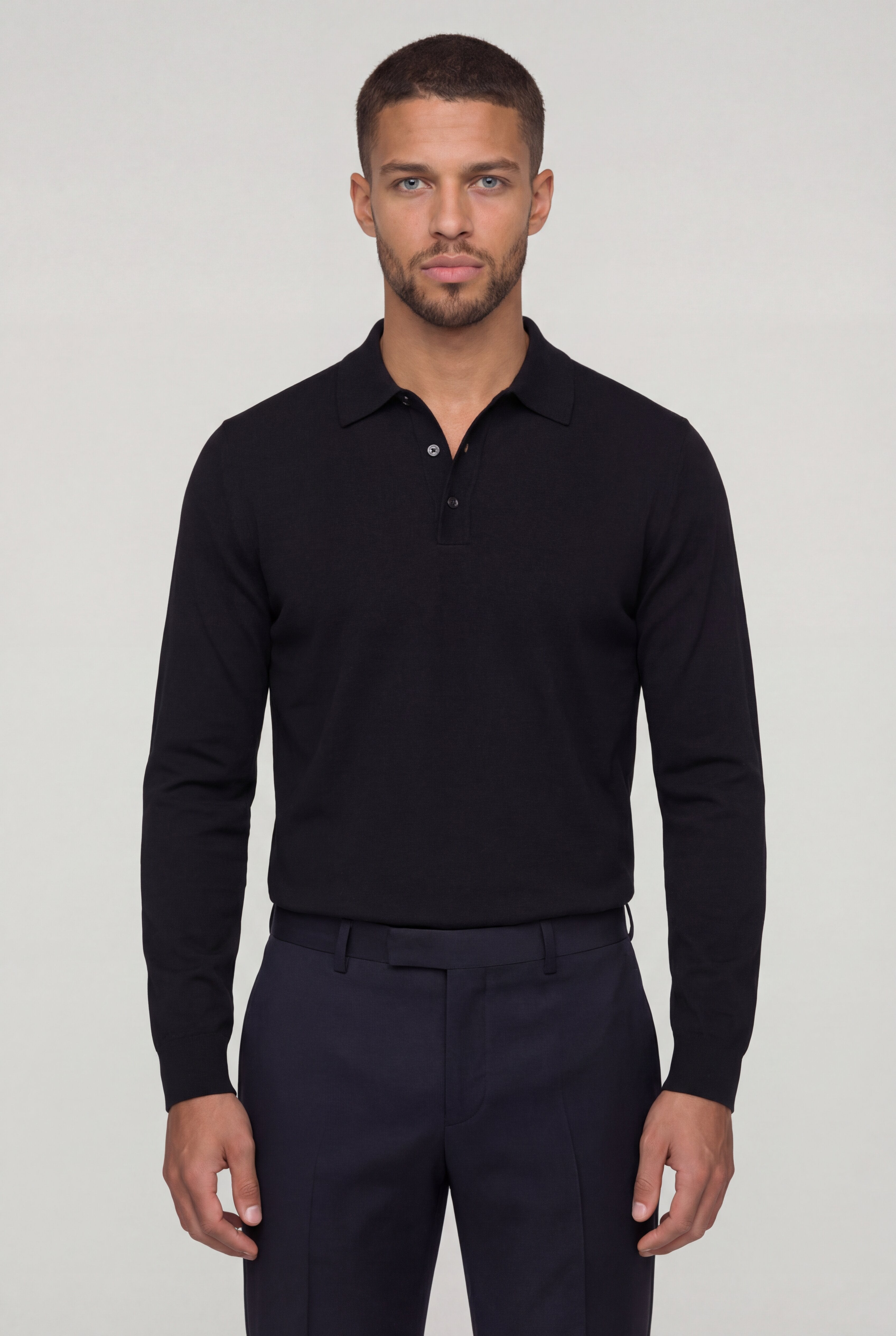 KARVEN KNIT PULLOVER – BLACK