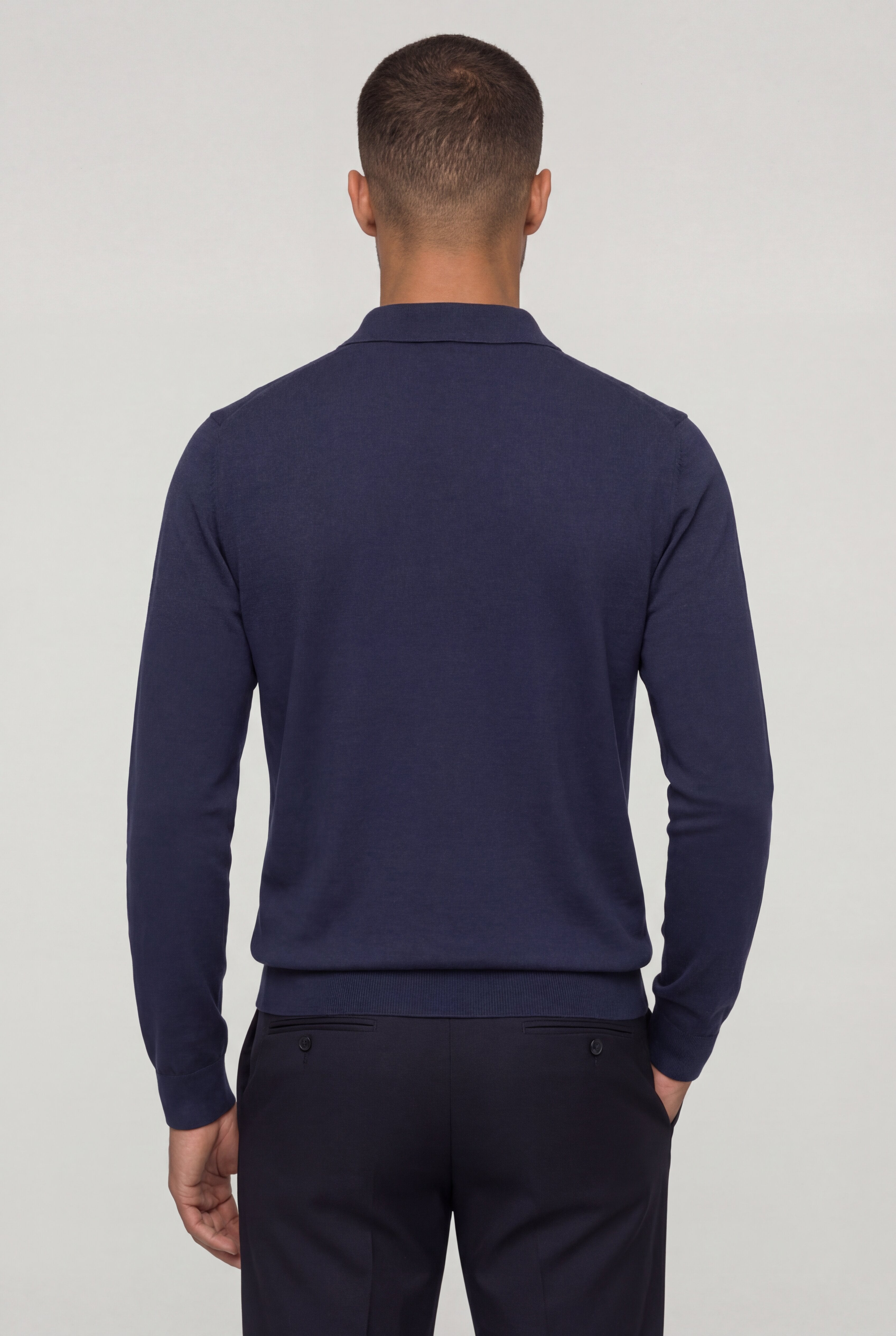 KARVEN KNIT PULLOVER – NAVY