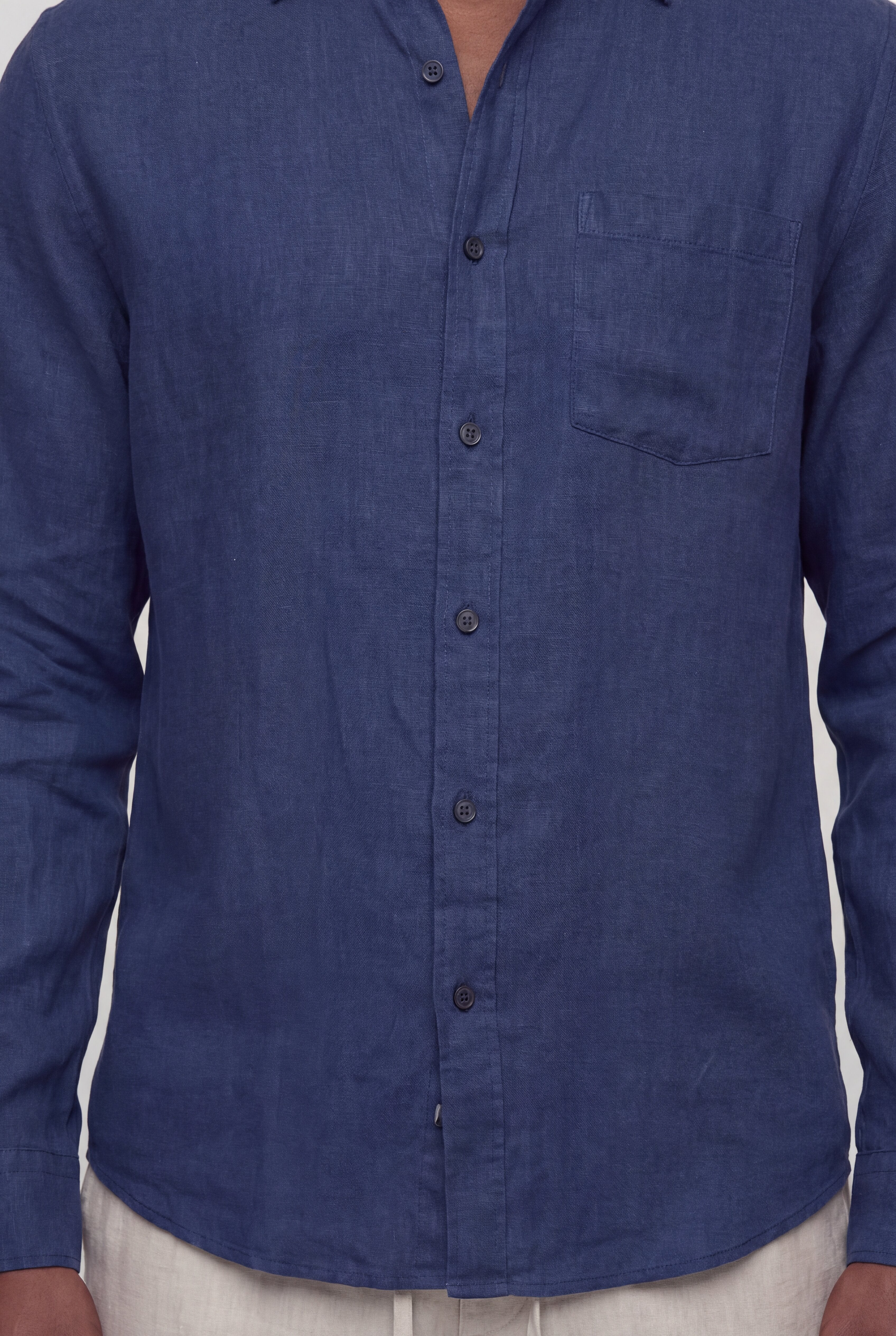 LENTARO LINEN COMBO - BLUE