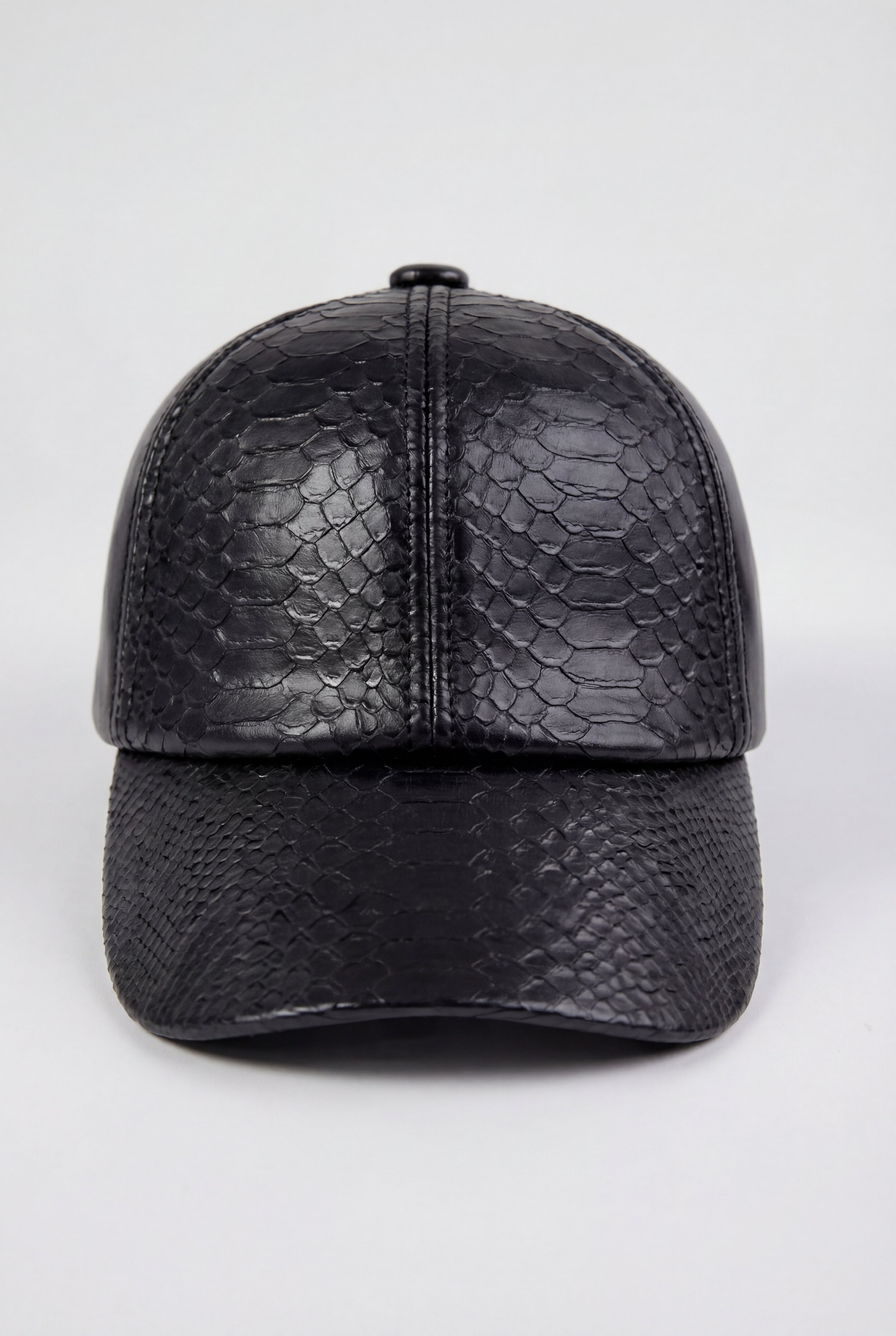 LOX LEATHER BASEBALL CAP – BLACK