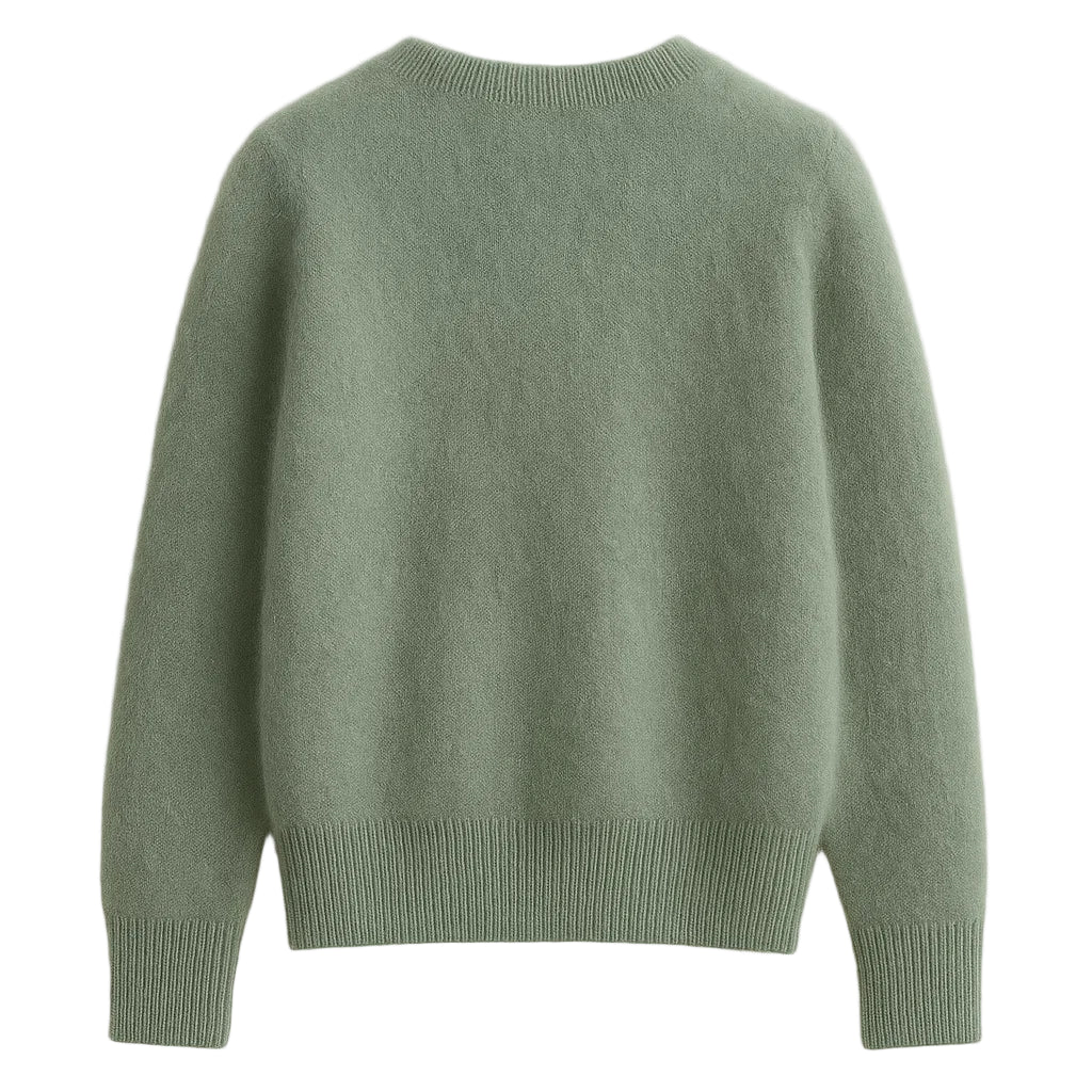 MERINOVA WOOL SWEATER - GREEN