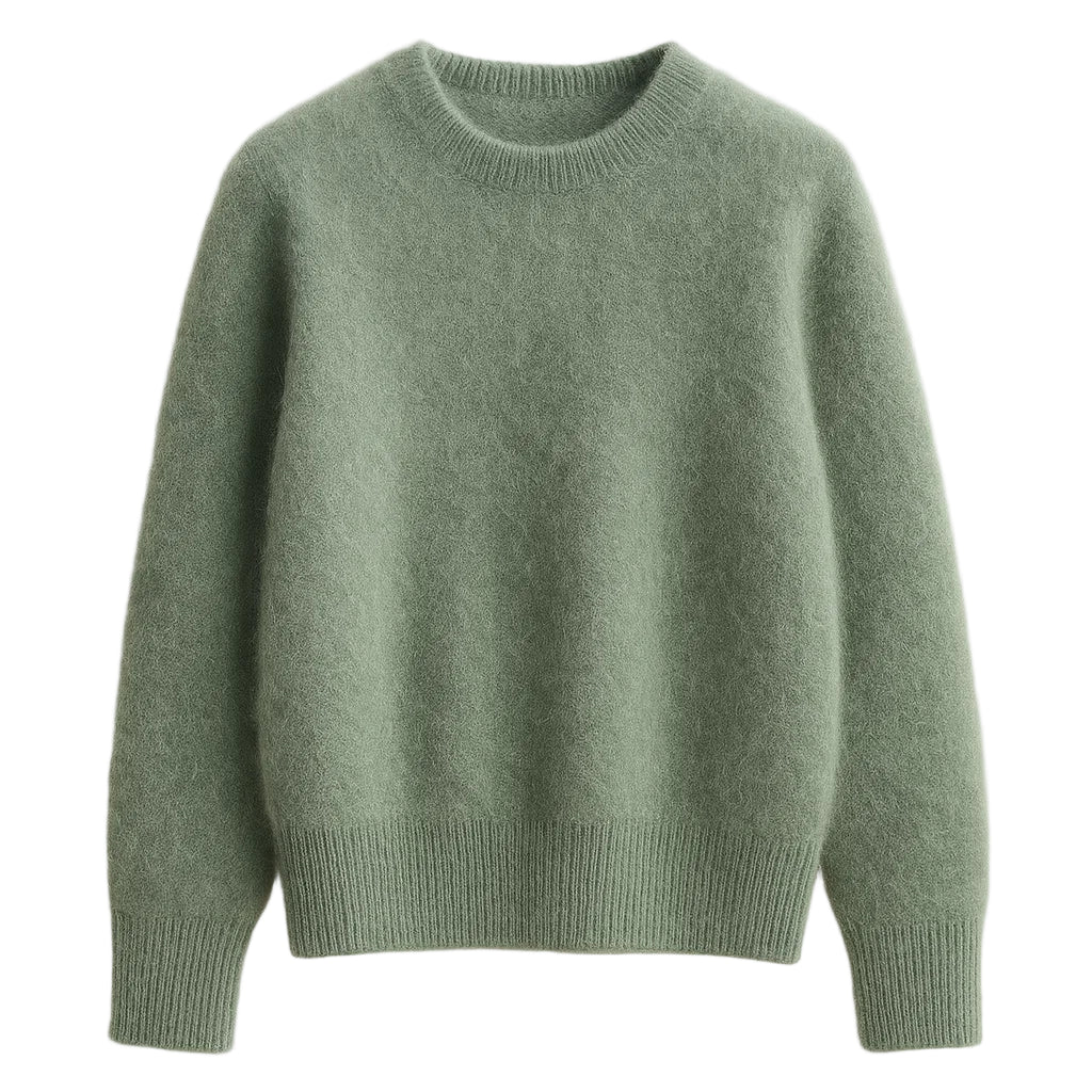 MERINOVA WOOL SWEATER - GREEN