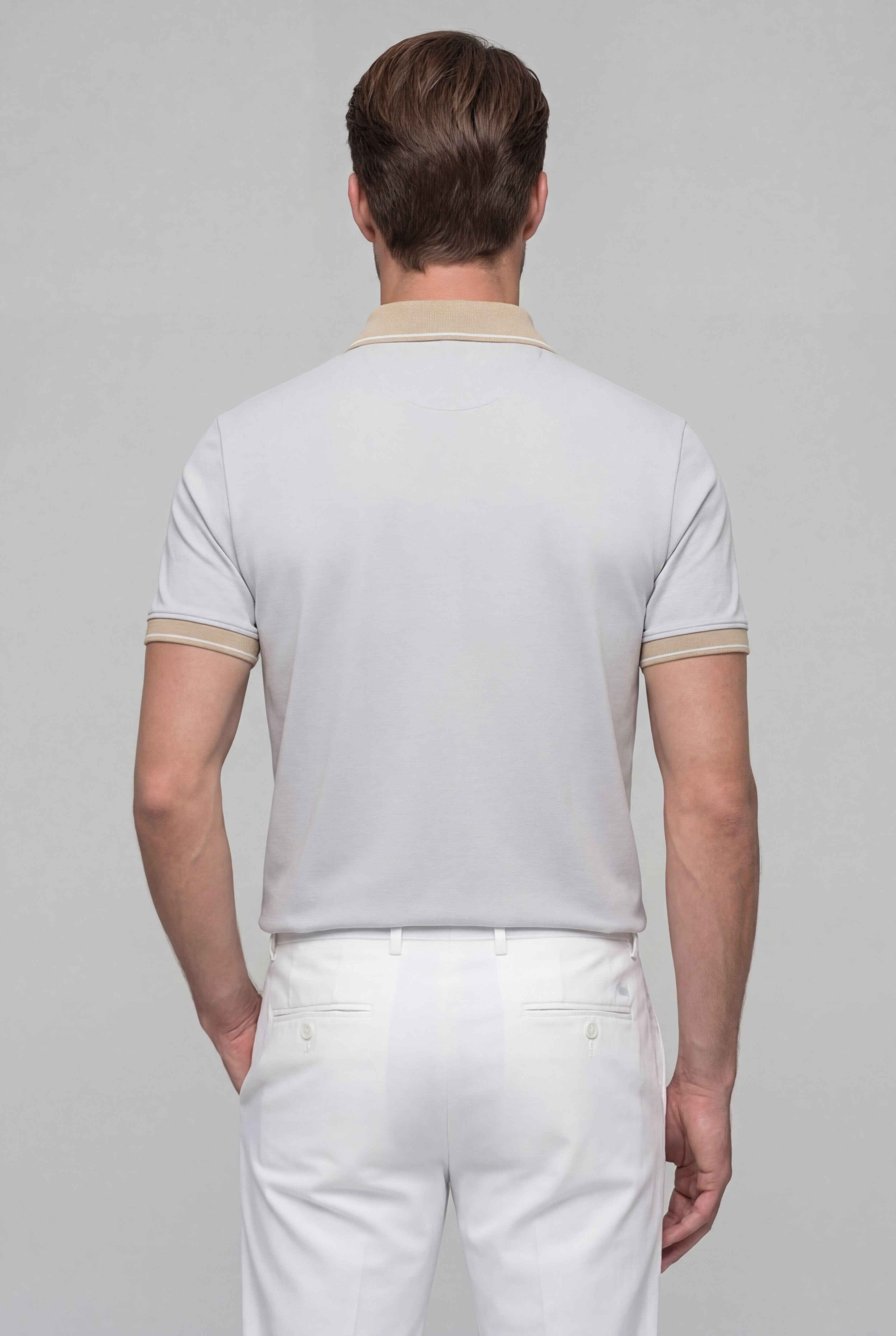 NAVERO POLO SHIRT – GRAY