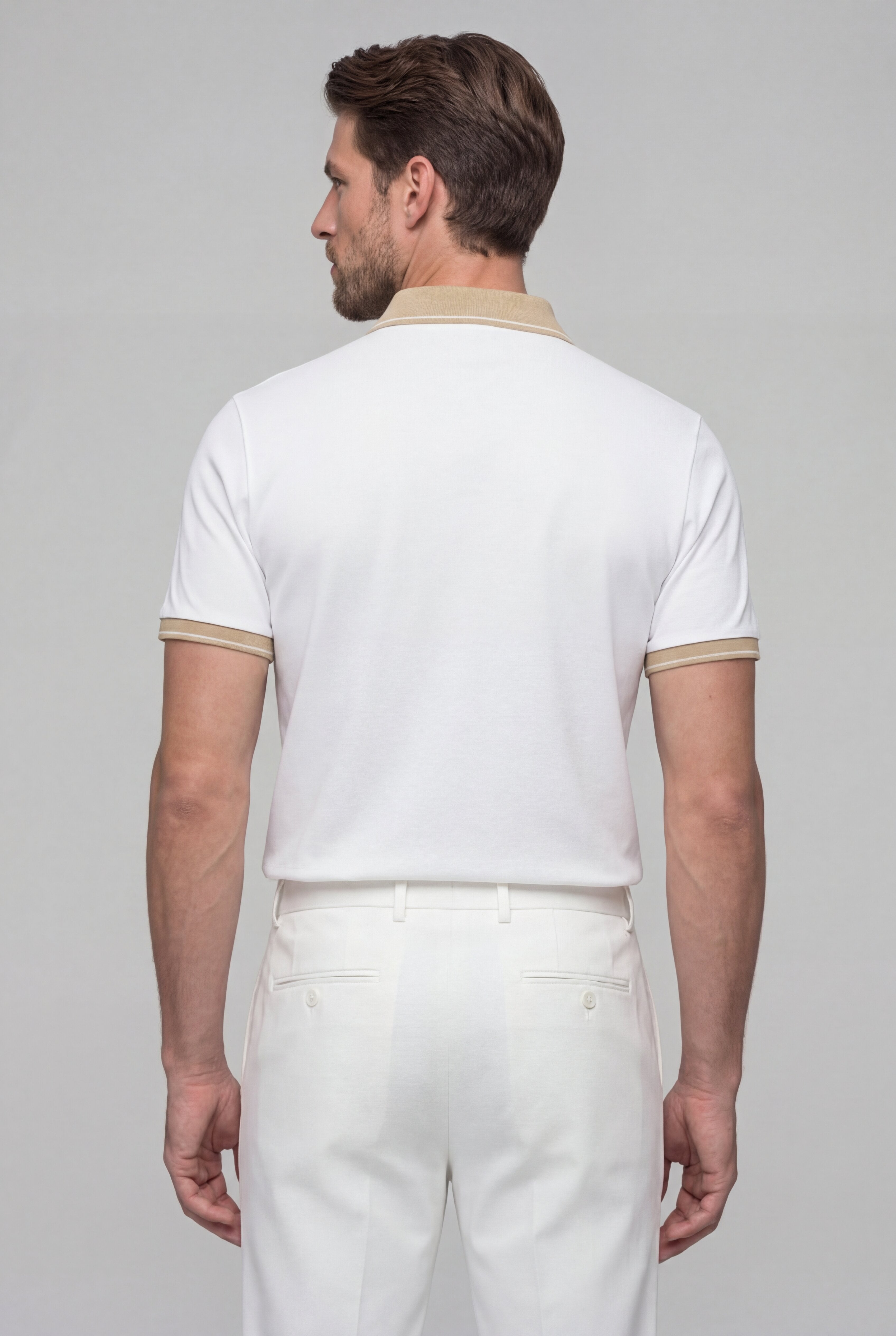 NAVERO POLO SHIRT – WHITE