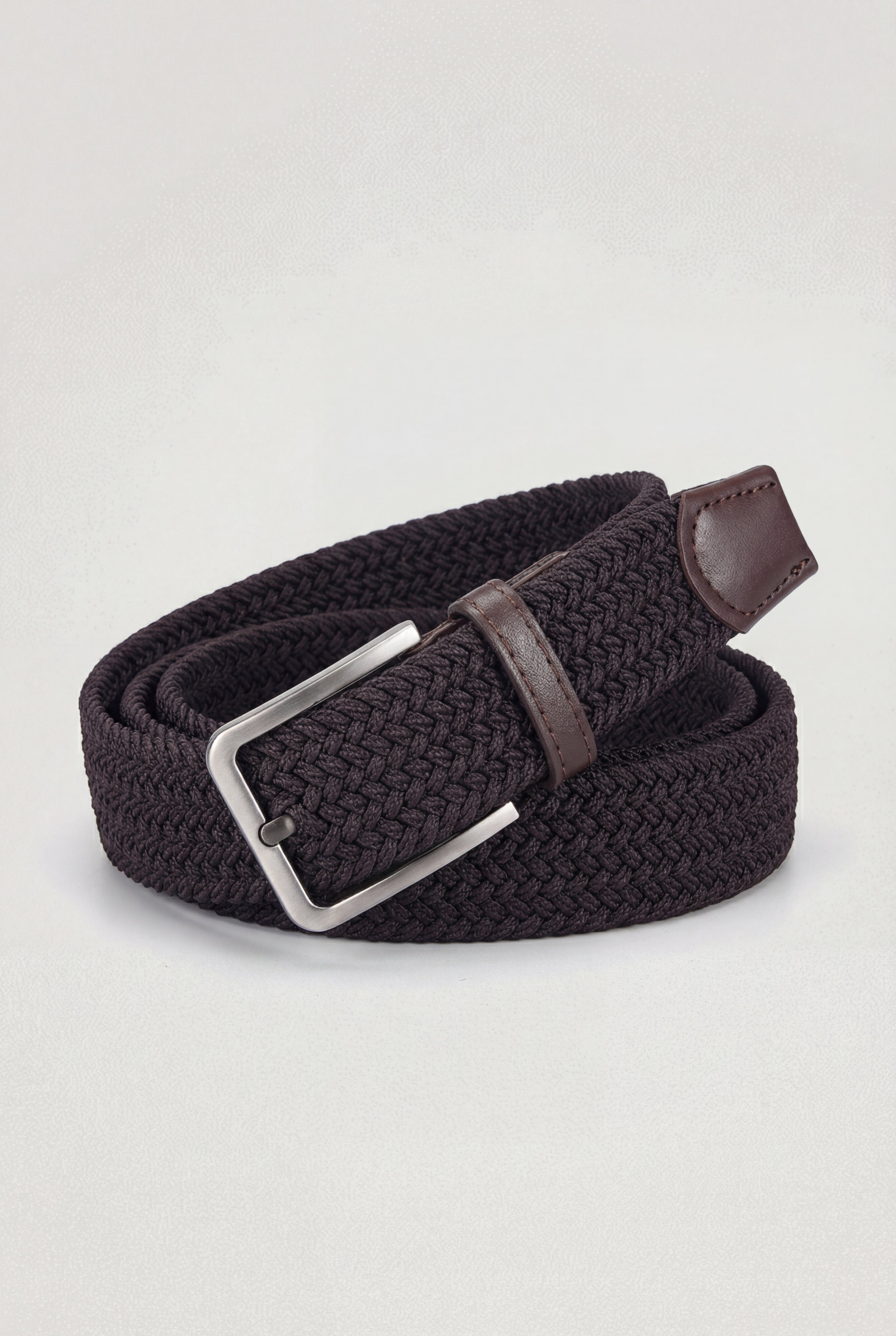 NOREX BRAIDED BELT – BROWN