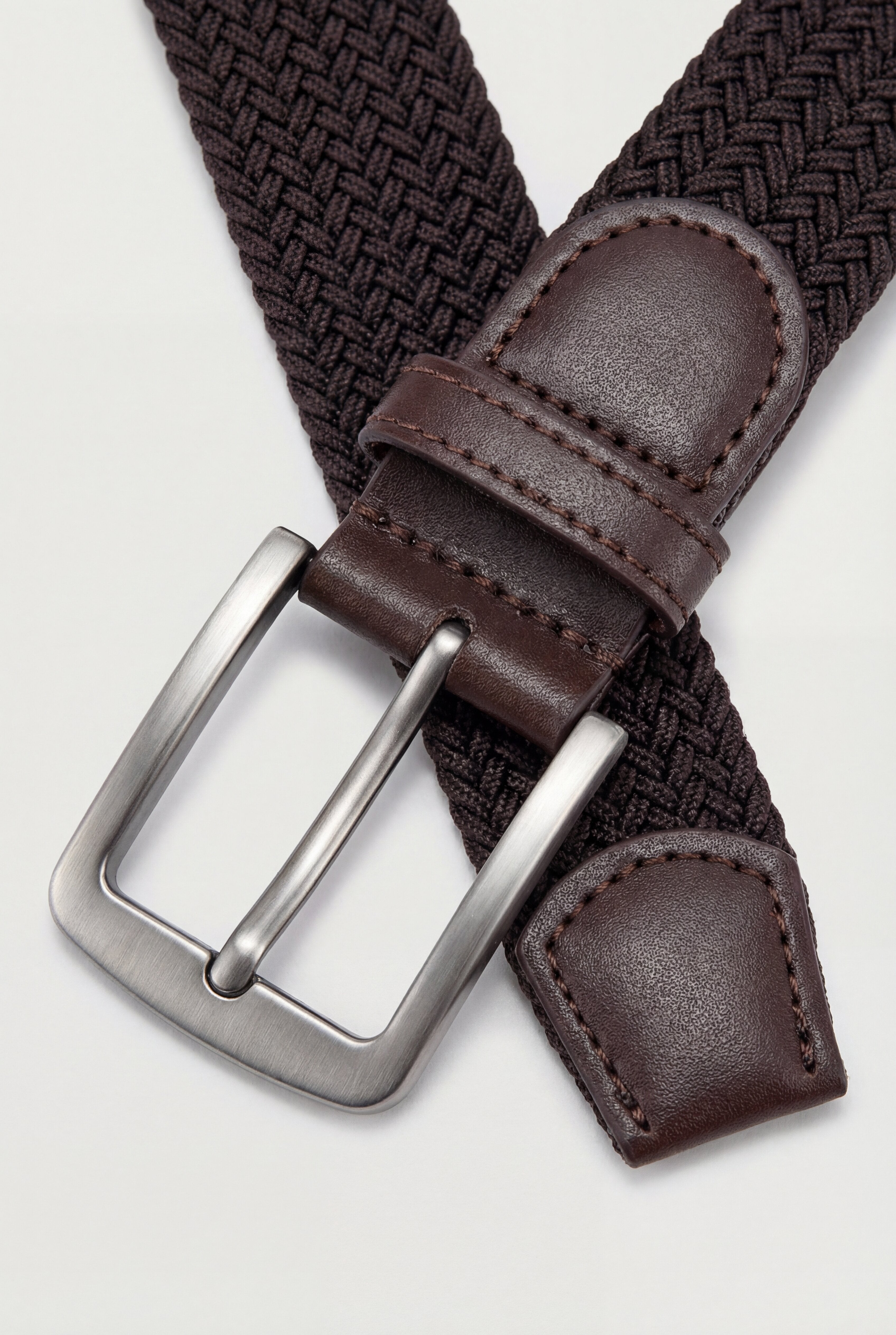 NOREX BRAIDED BELT – BROWN