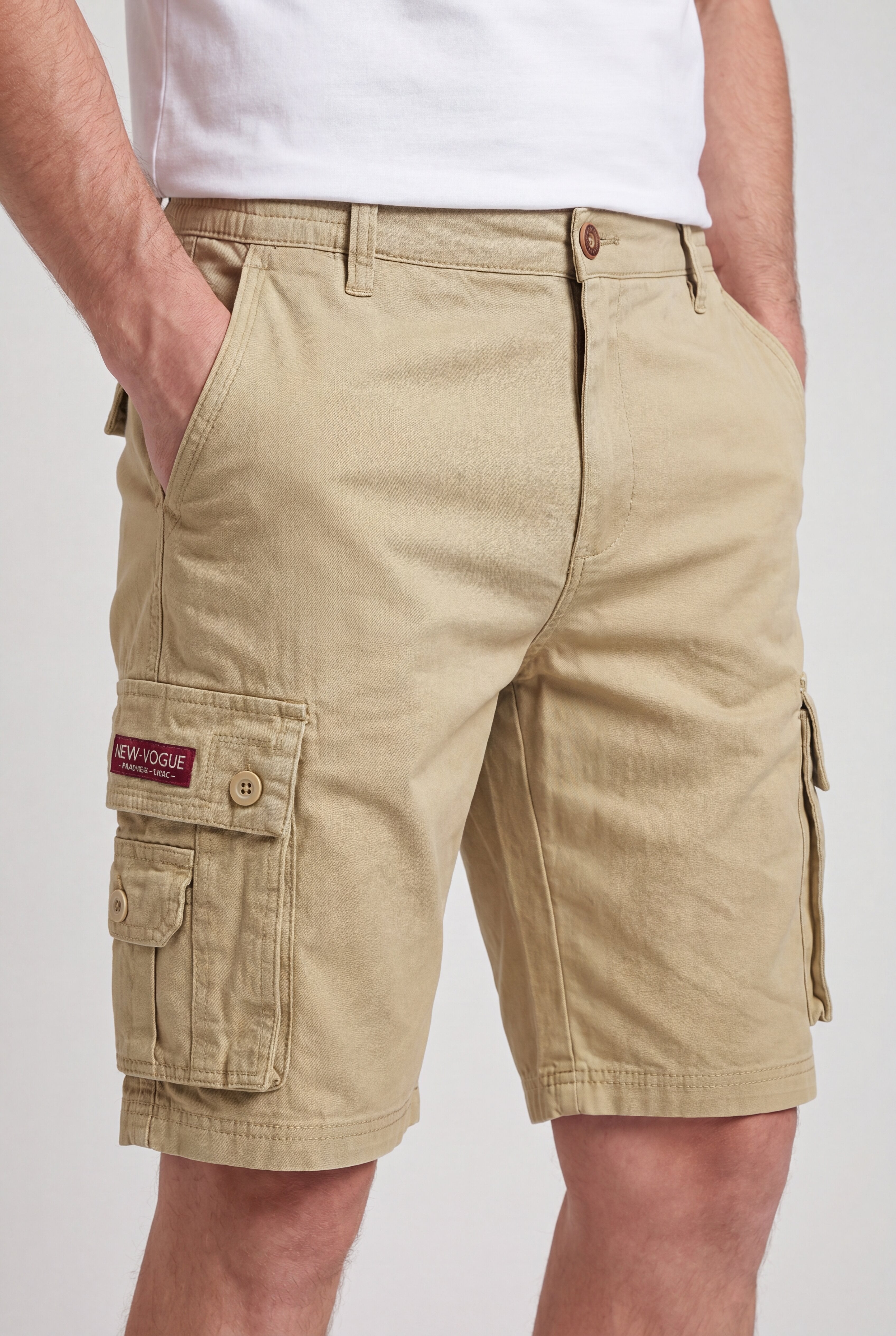 NORVAK UTILITY SHORTS – KHAKI