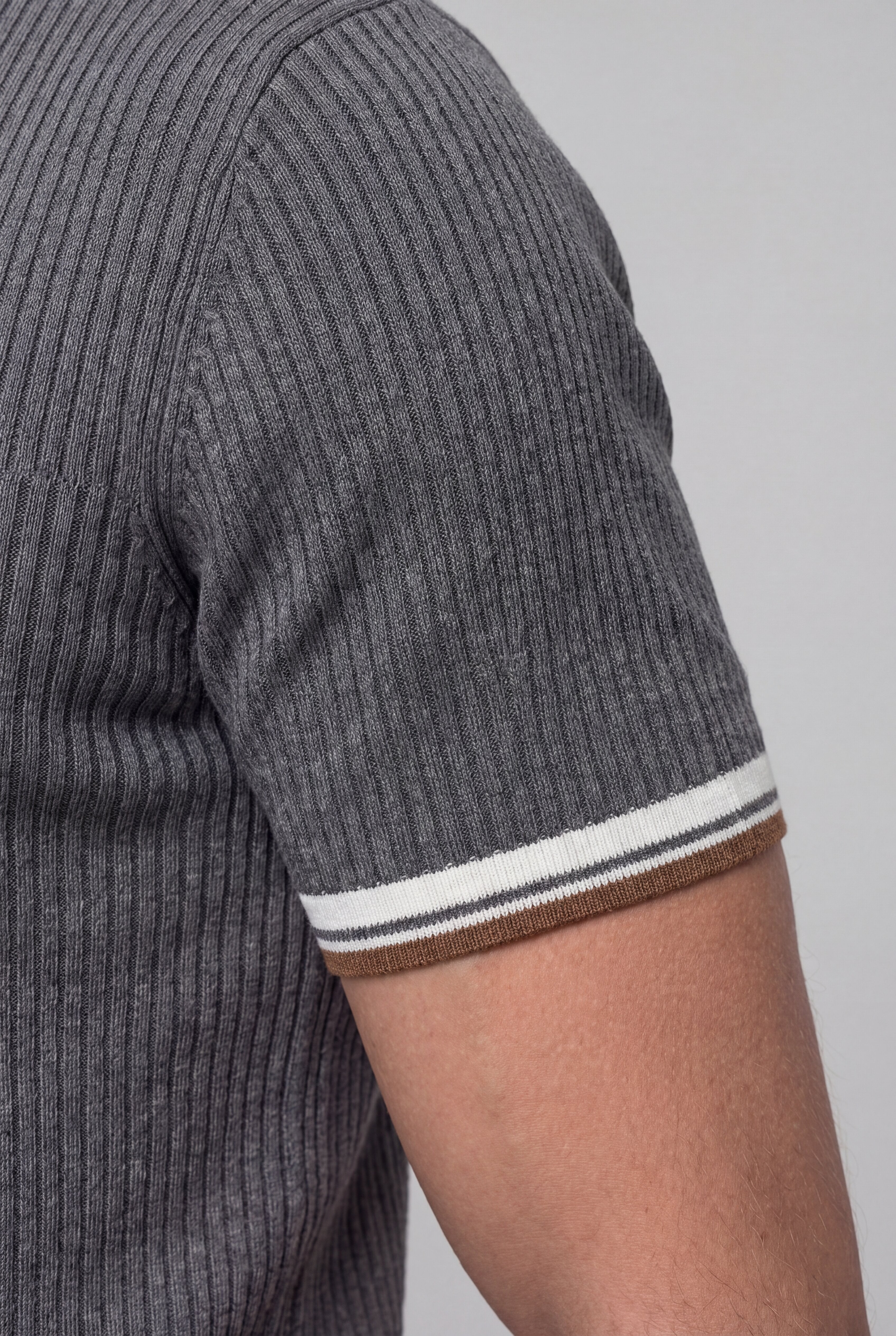 NORX KNIT TEE – GRAY