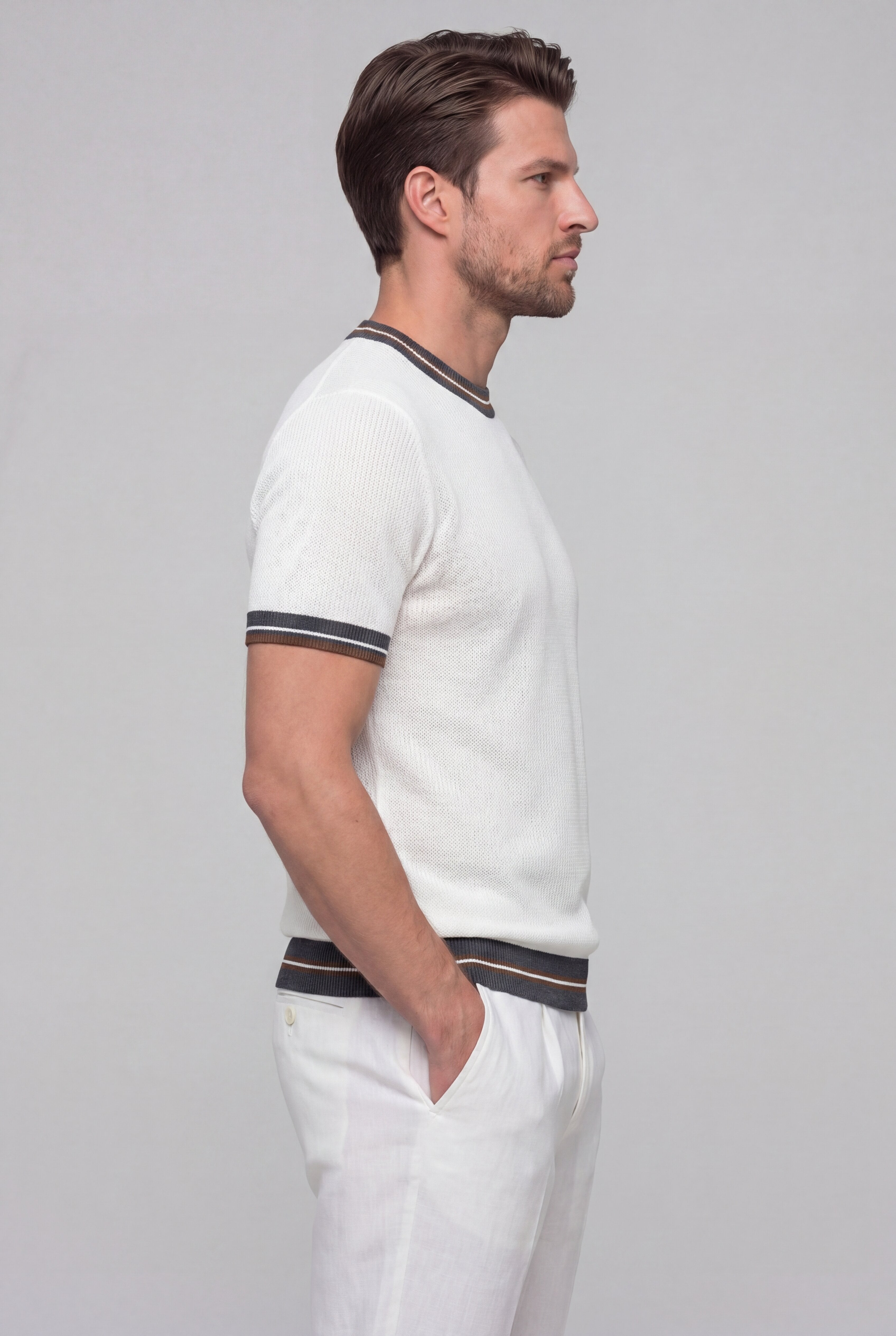 NORX KNIT TEE – WHITE