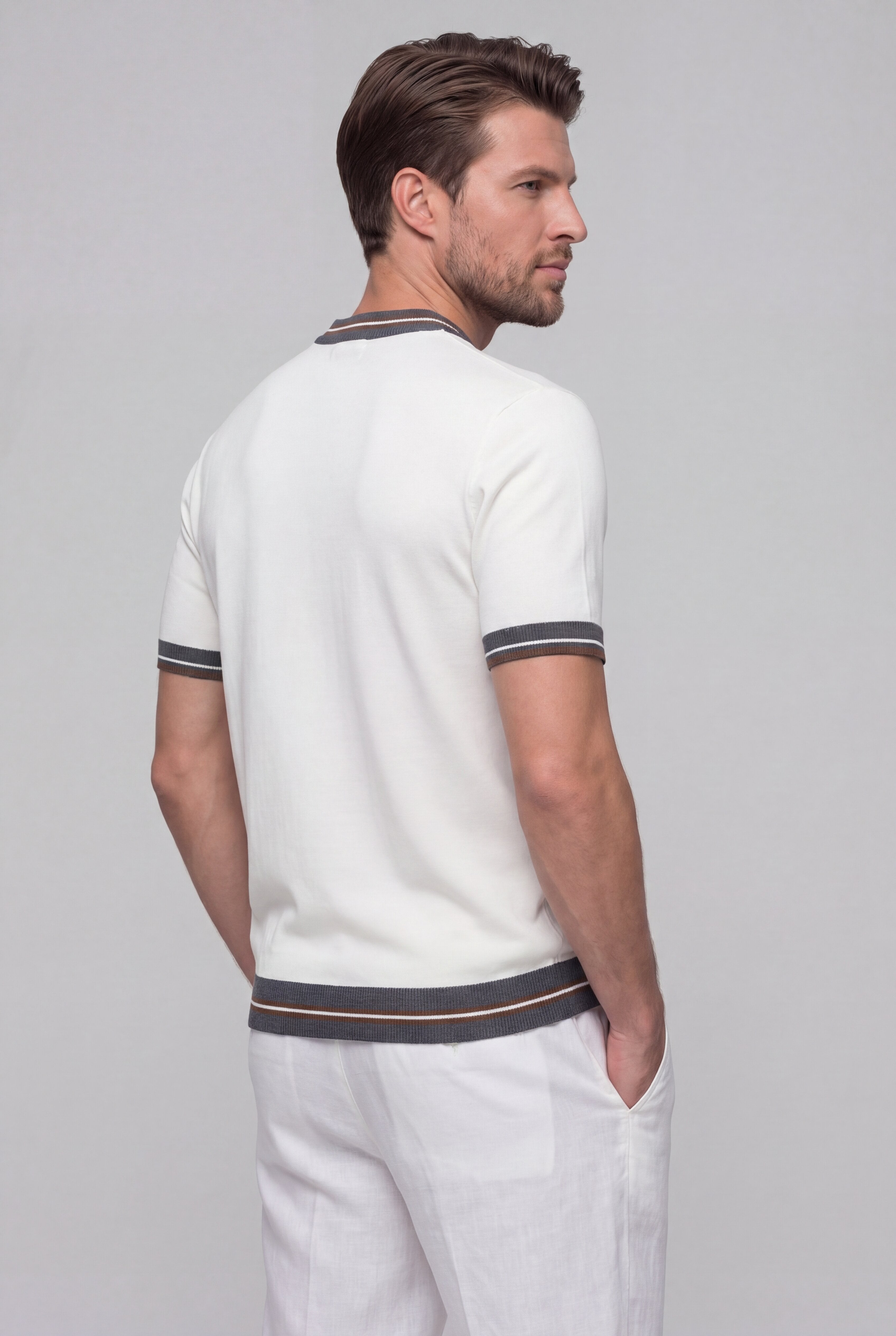 NORX KNIT TEE – WHITE