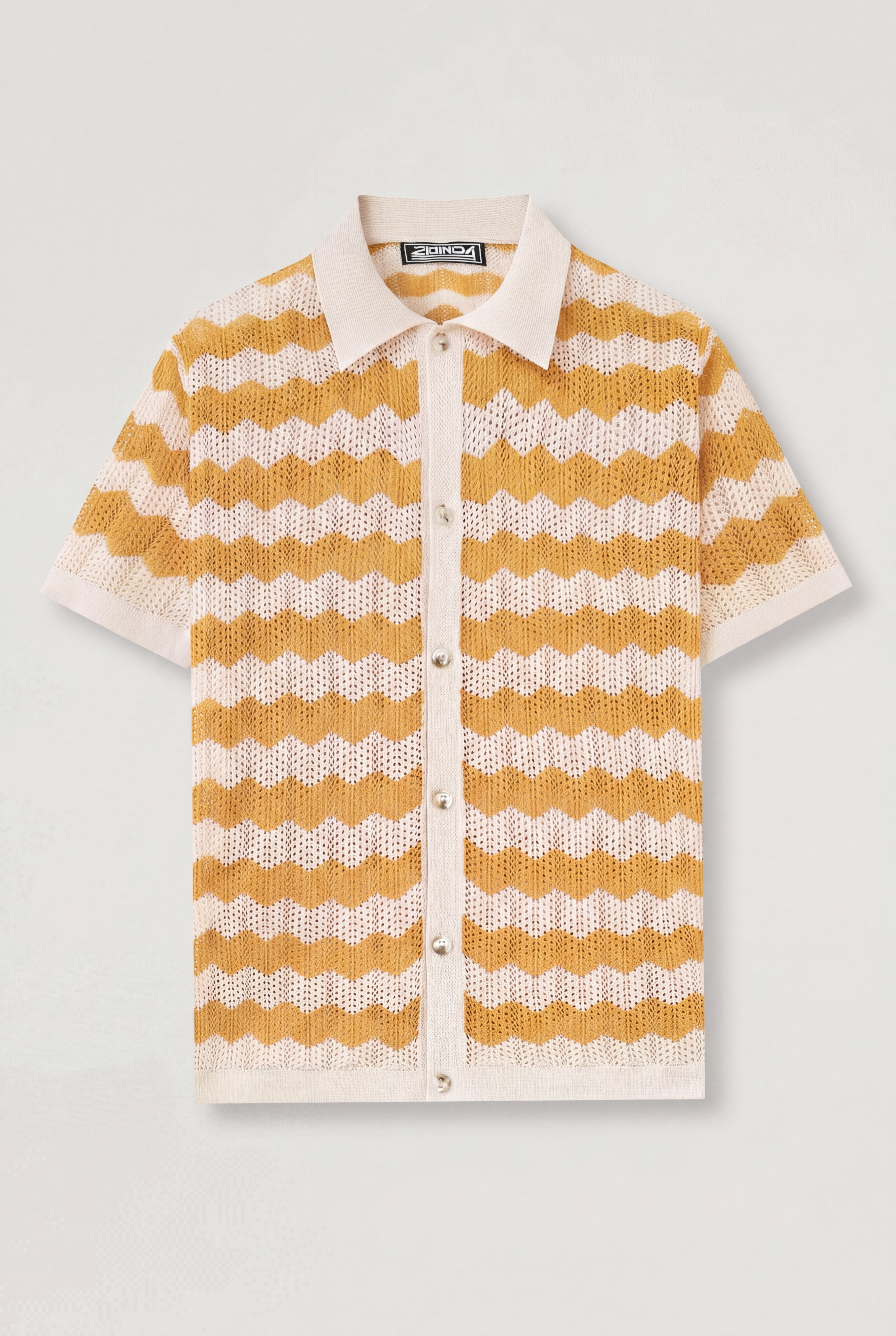 ORLAVEN KNIT POLO SHIRT – YELLOW