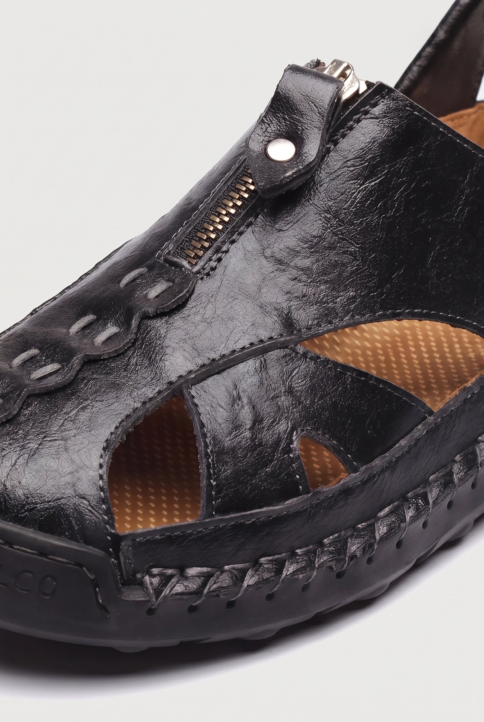 ORVANO CASUAL SANDALS – BLACK