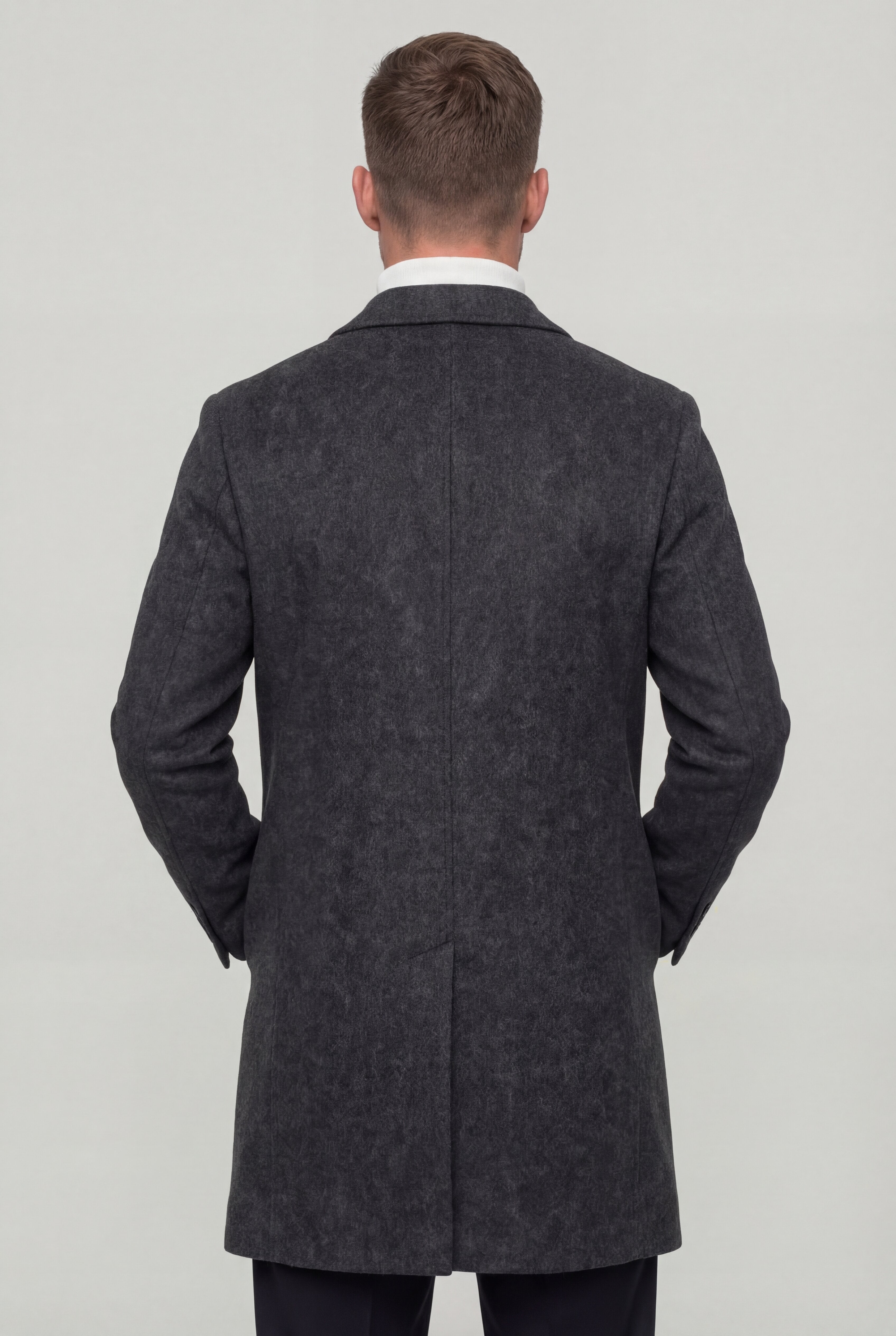 RAVENTON WOOL-BLEND COAT - GRAY