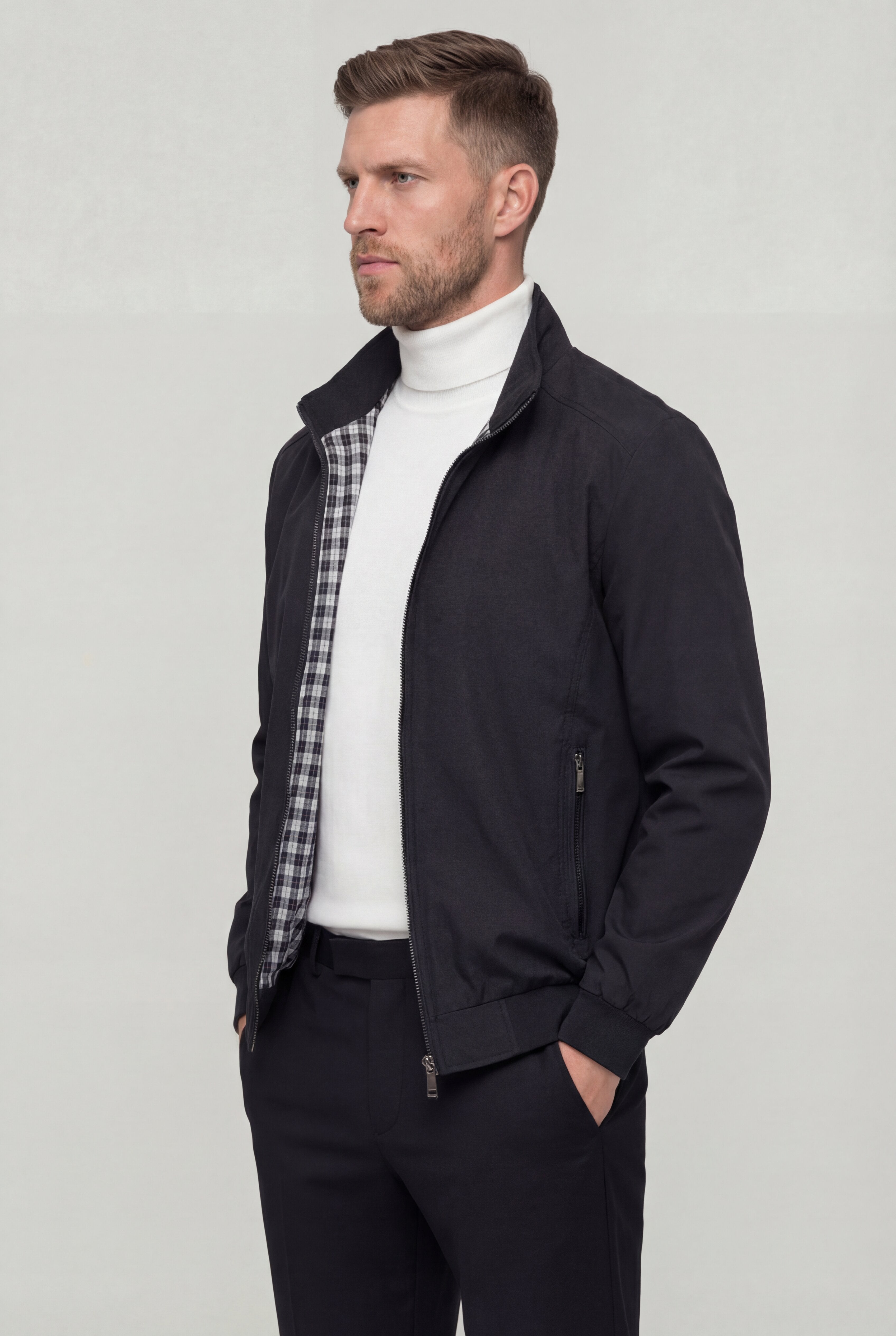 RAVENZO ZIP JACKET – BLACK