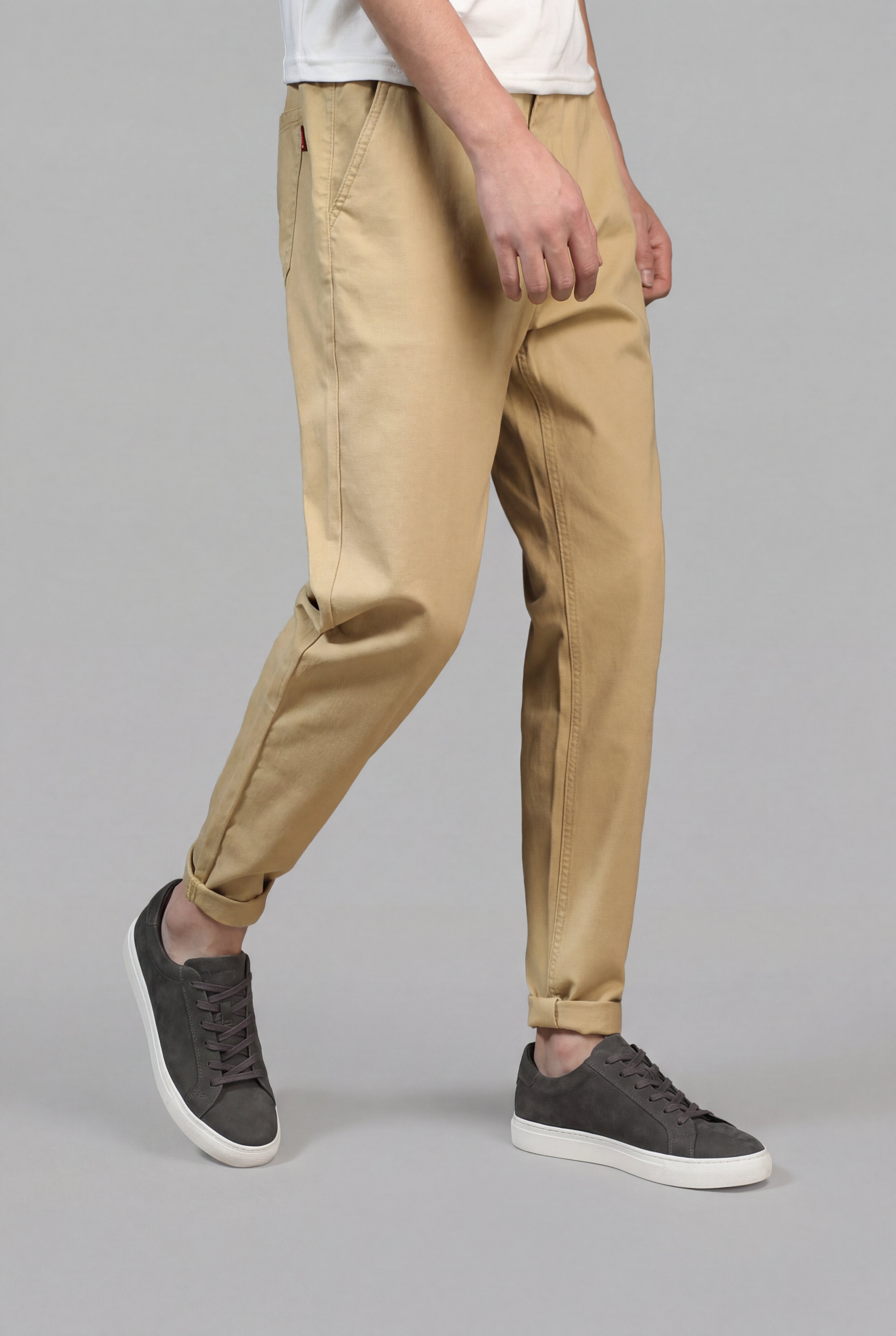 RELVIN HARLAN CASUAL PANTS – BEIGE