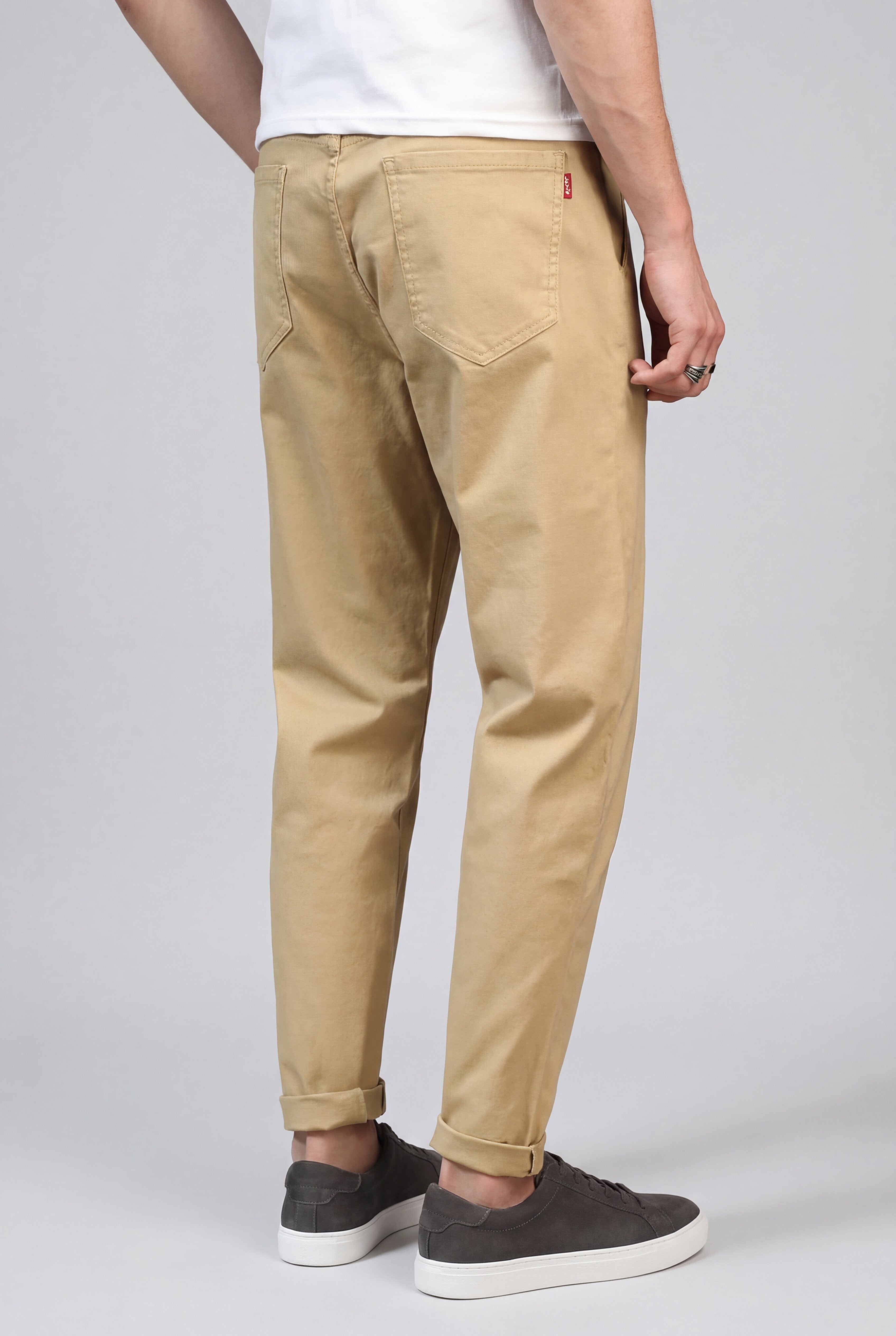 RELVIN HARLAN CASUAL PANTS – BEIGE