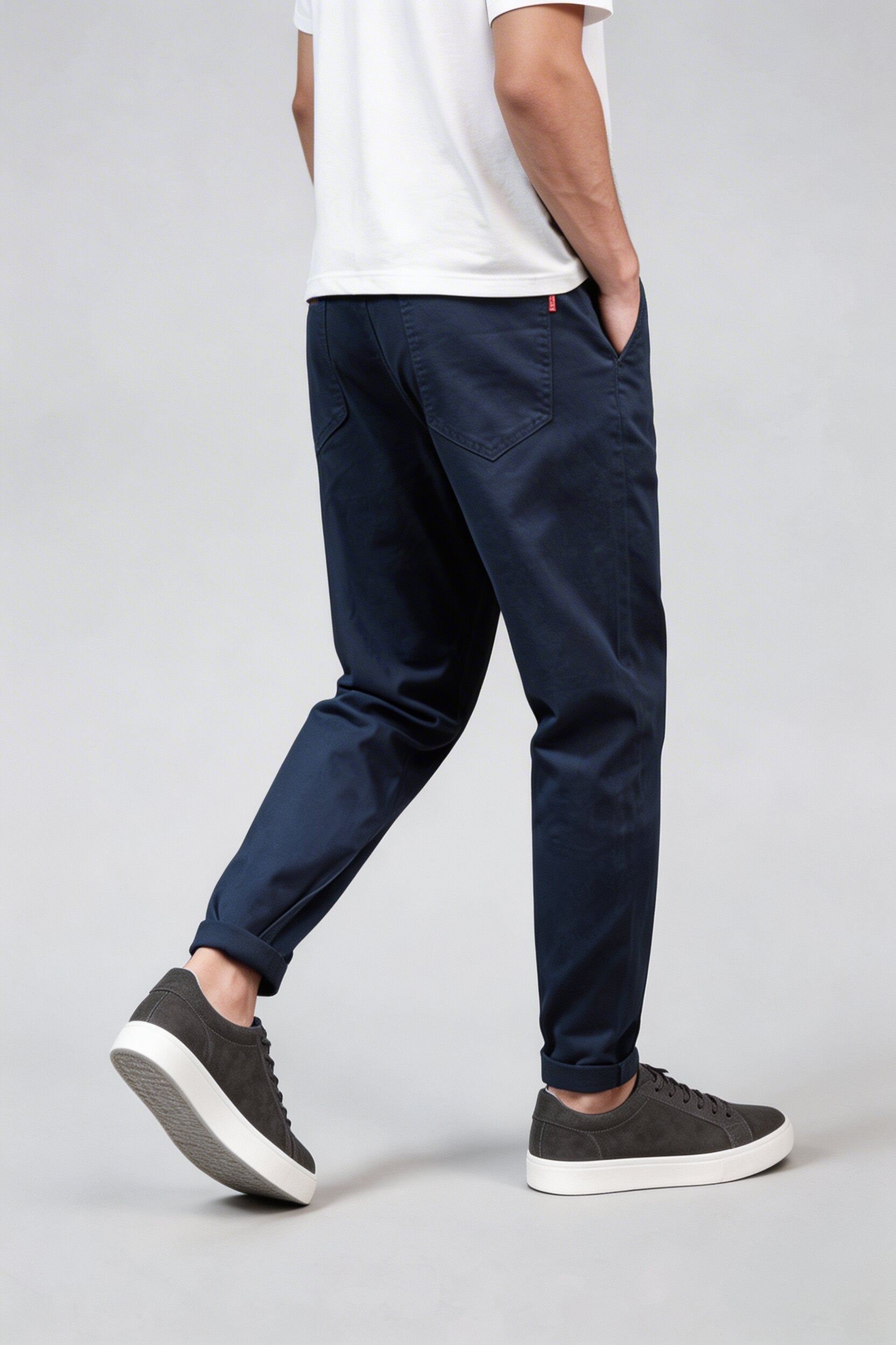 RELVIN HARLAN CASUAL PANTS – NAVY