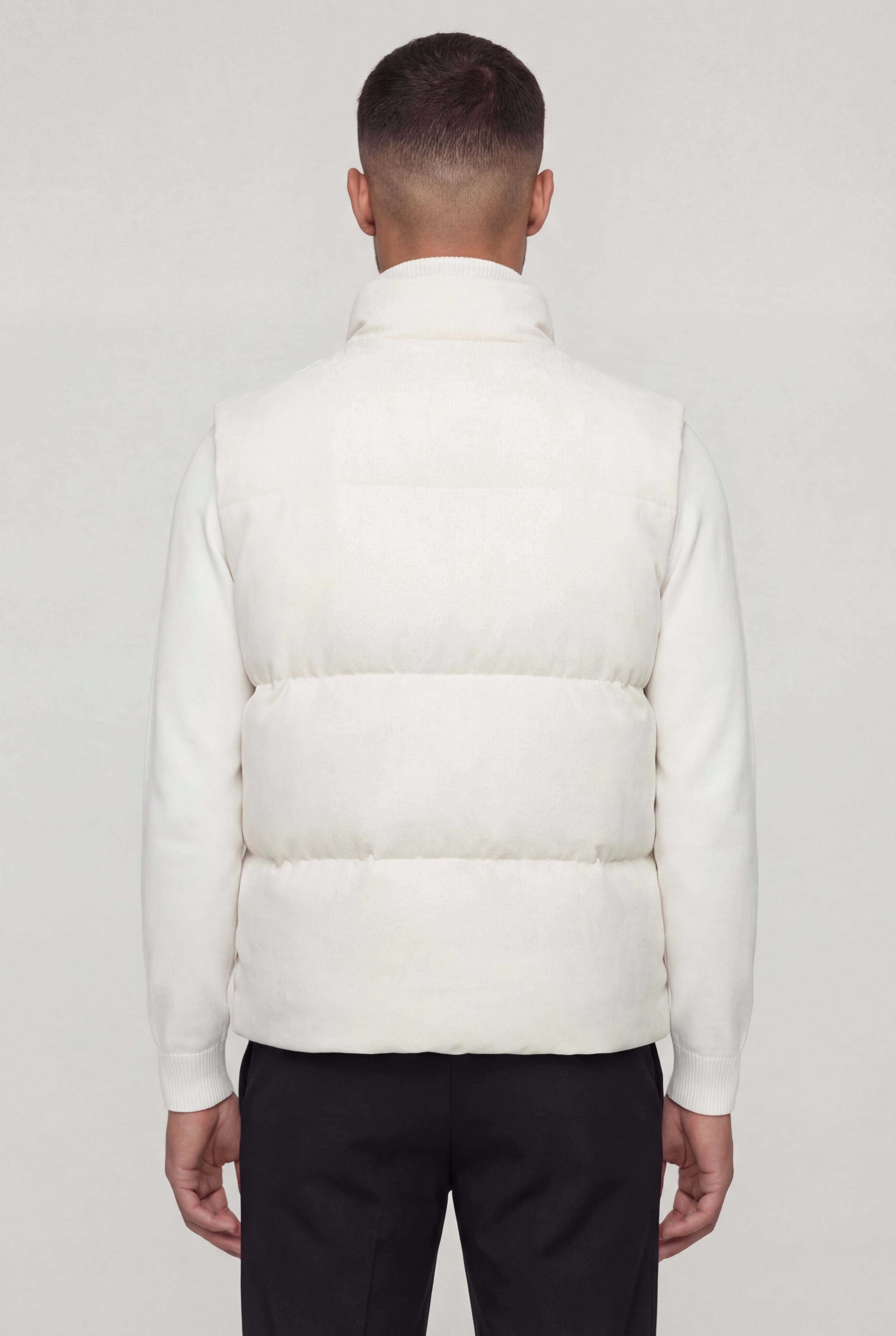 SOLVANE SUEDE VEST – WHITE
