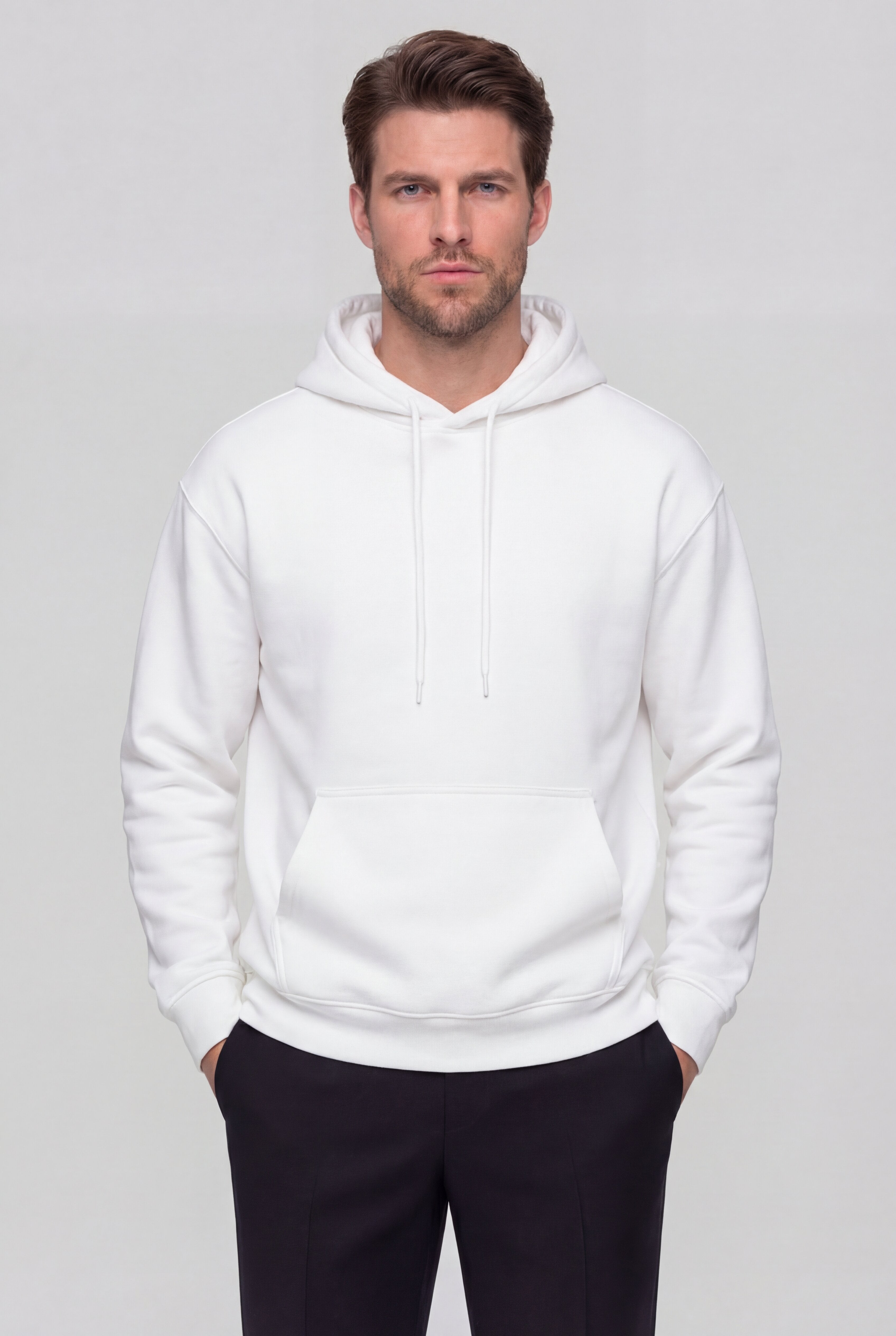 STONEWICK CLASSIC COTTON HOODIE – WHITE