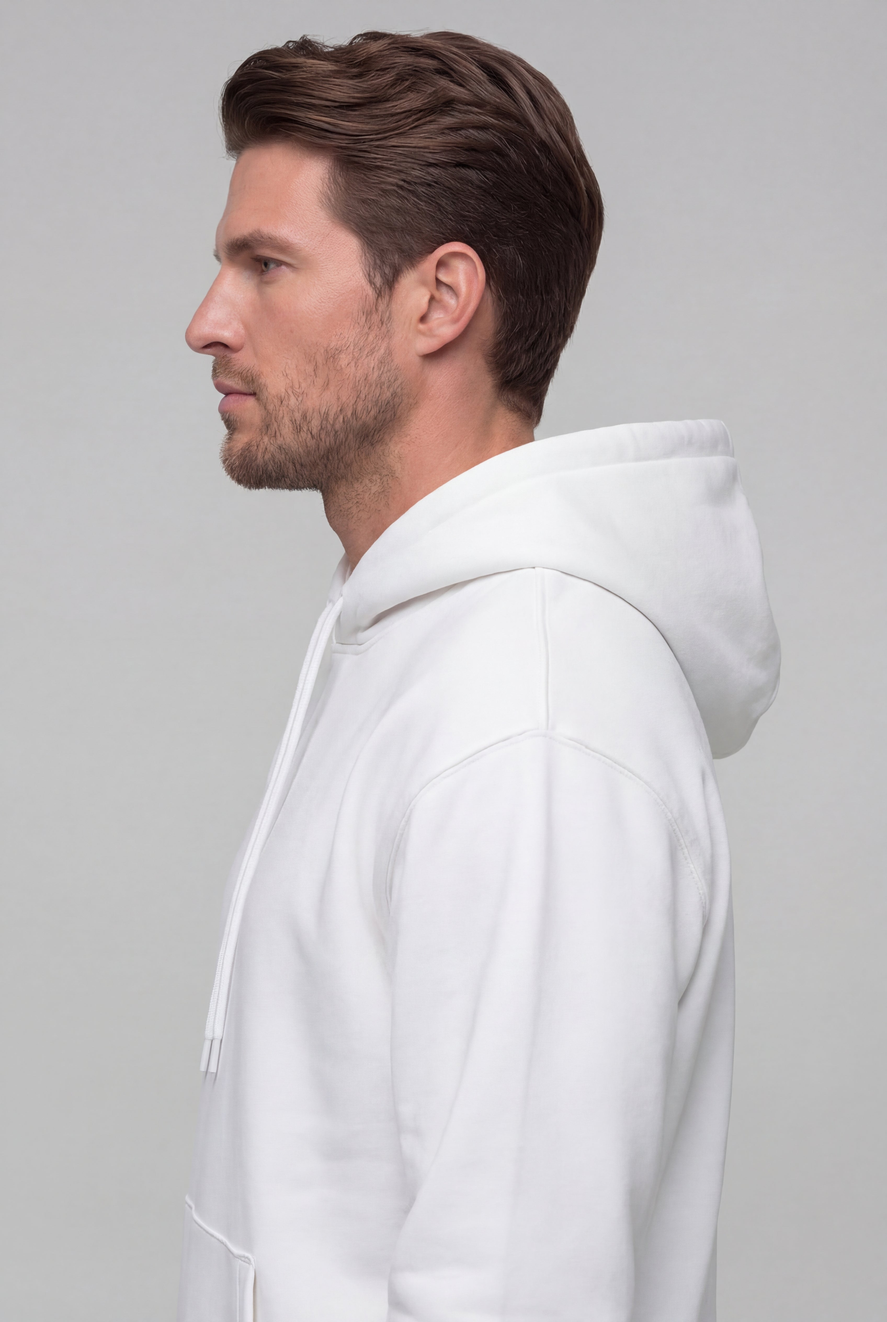 STONEWICK CLASSIC COTTON HOODIE – WHITE