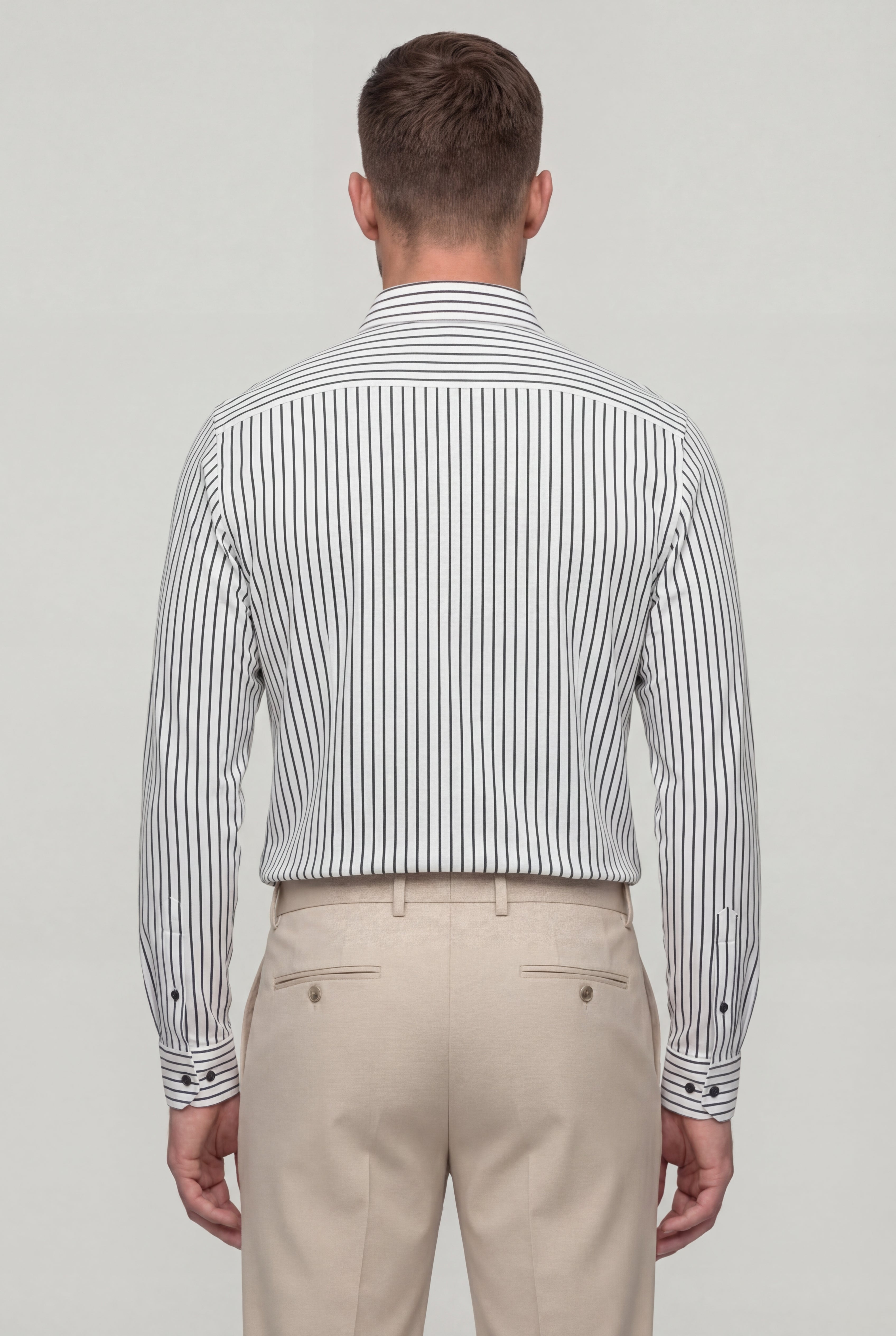 STRAVEN STRIPED SHIRT – WHITE