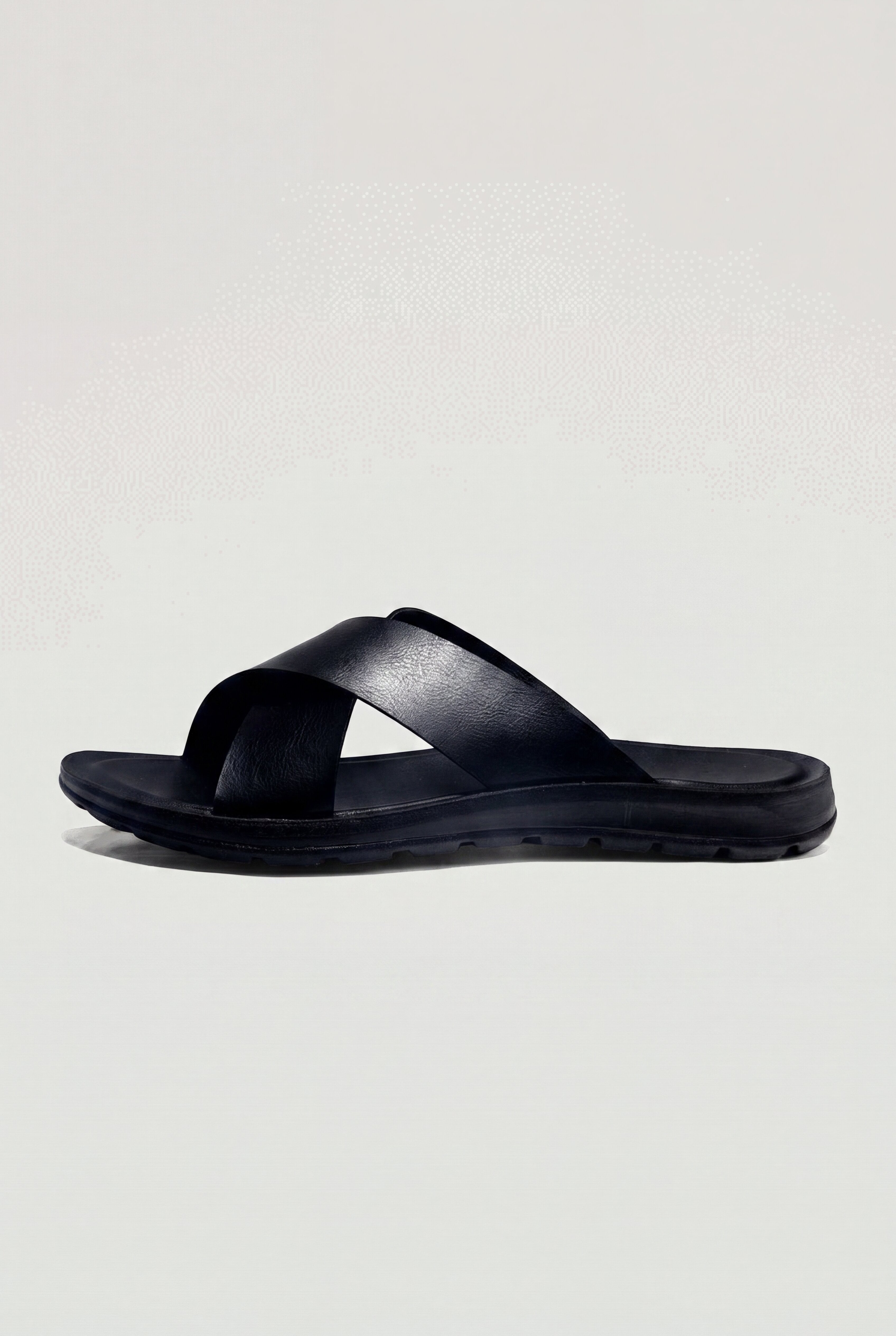 TAVERNO CROSS STRAP SANDALS – BLACK