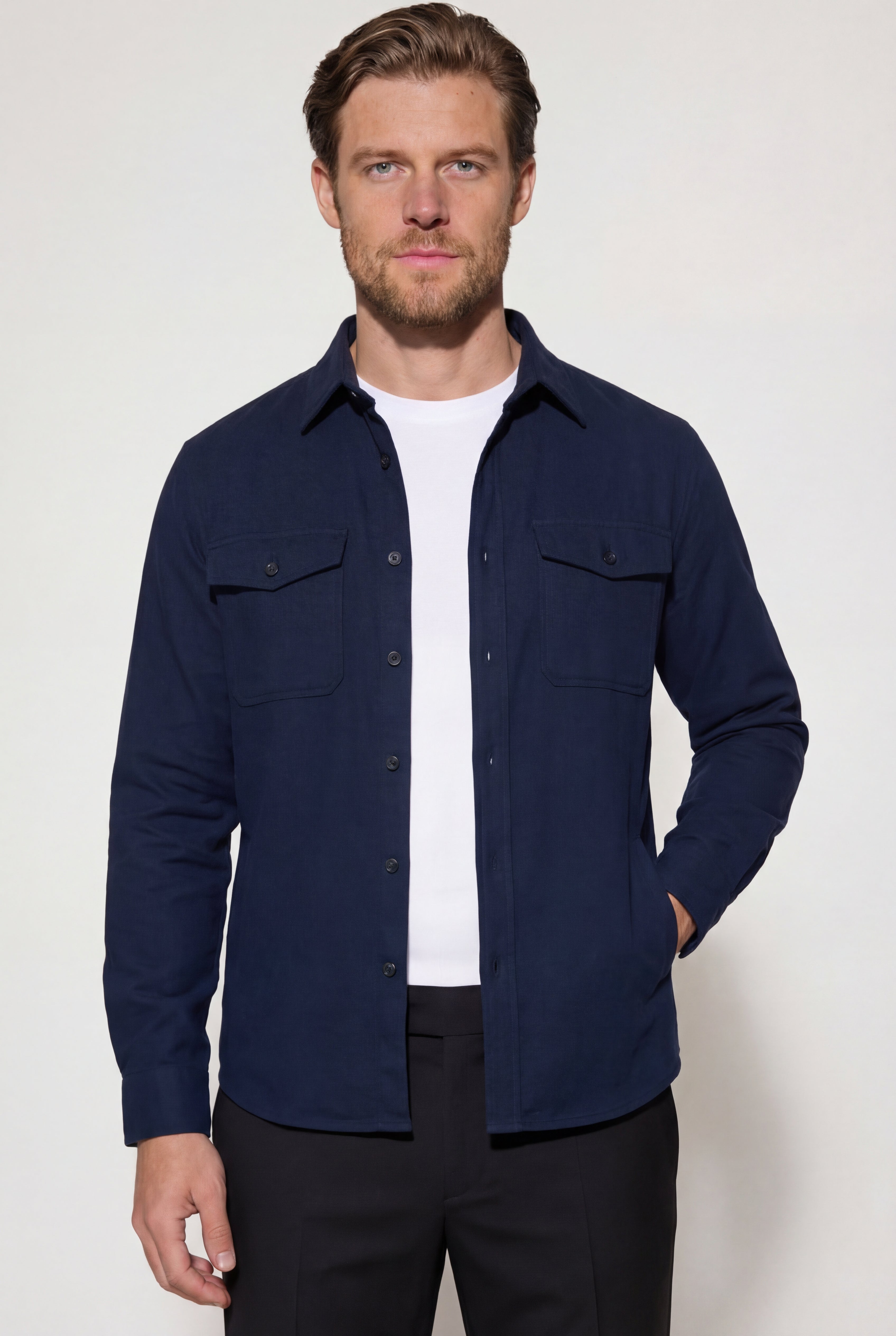 TREVIAN WORK JACKET – NAVY