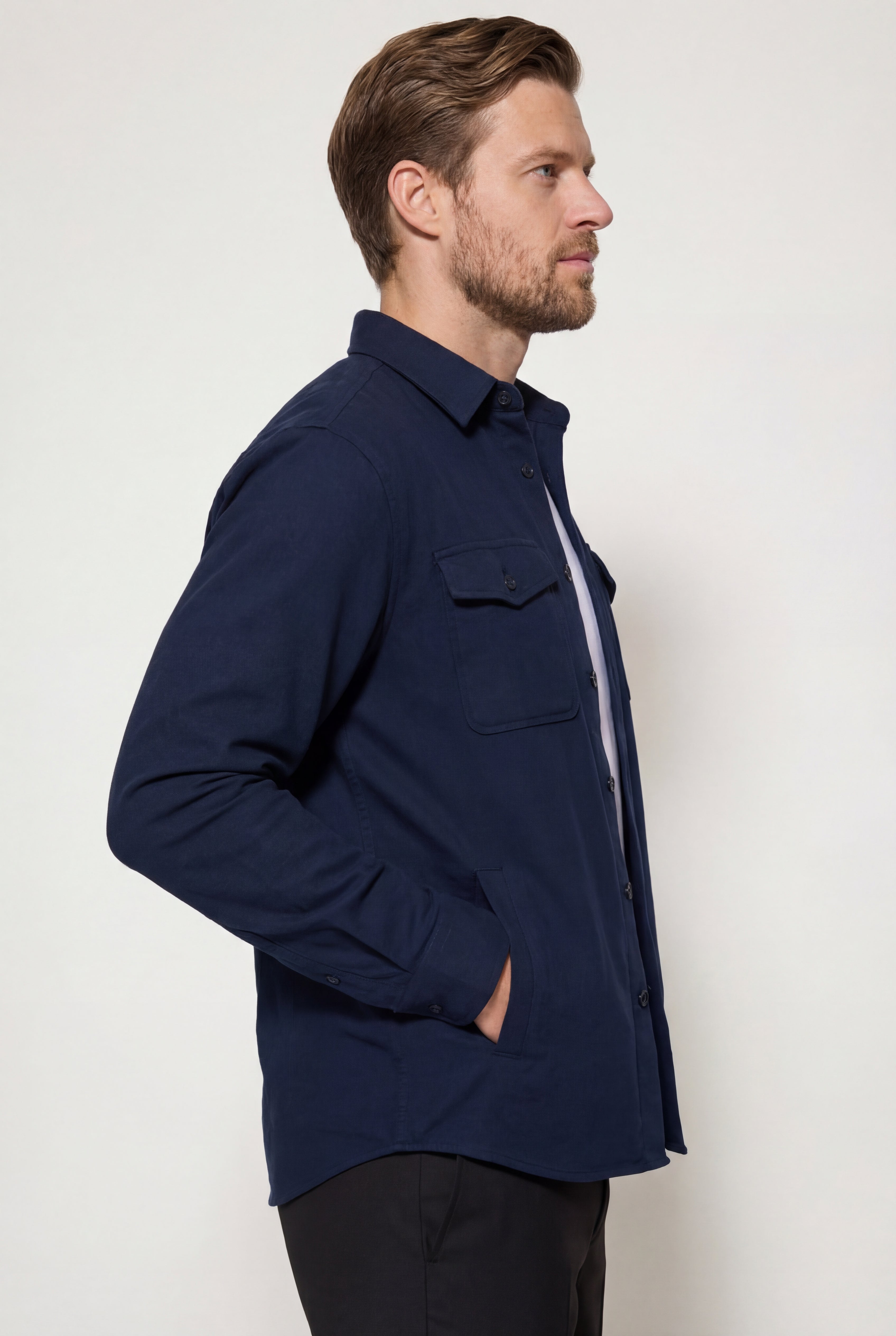 TREVIAN WORK JACKET – NAVY