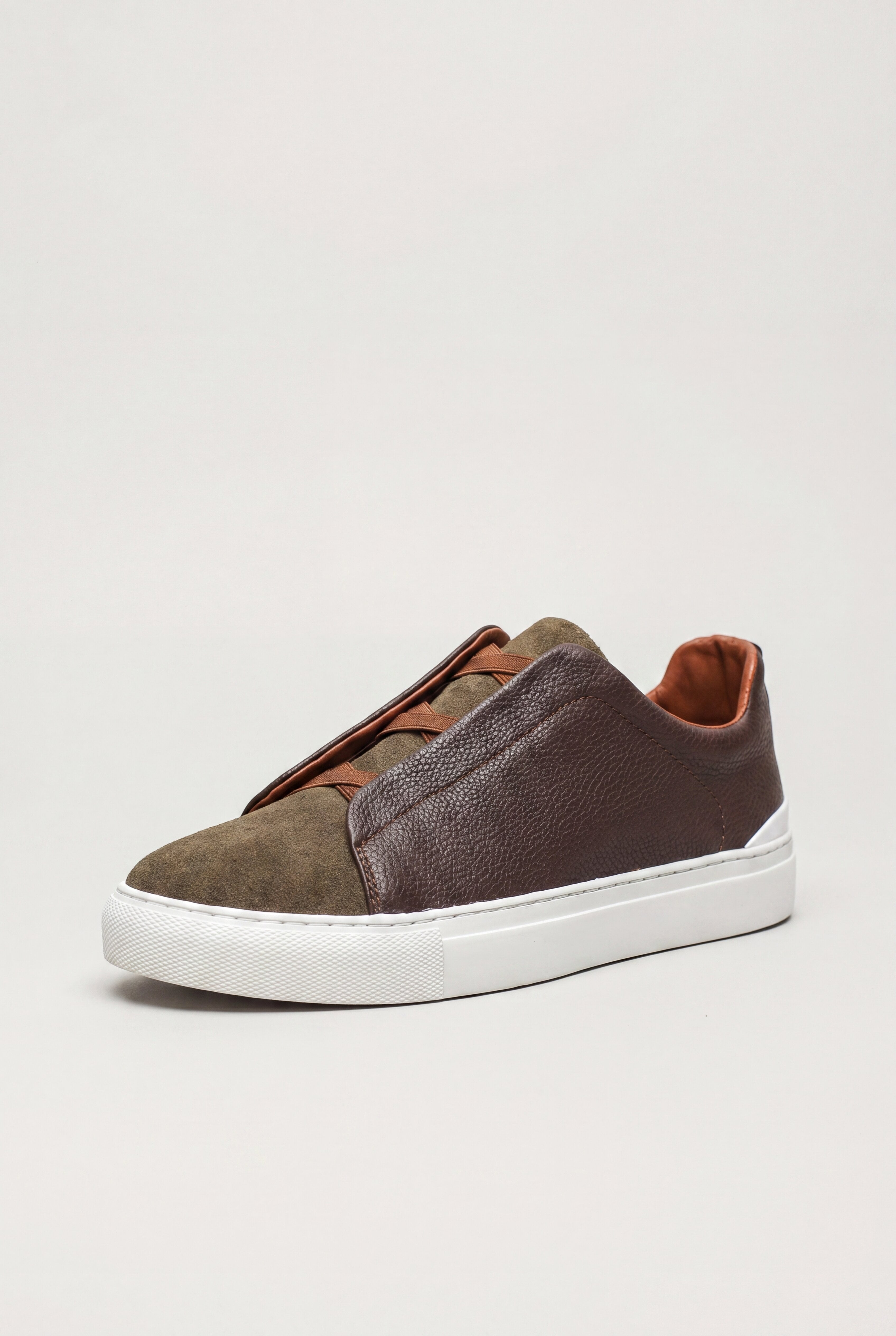 OLEX LEATHER LOAFERS – BROWN