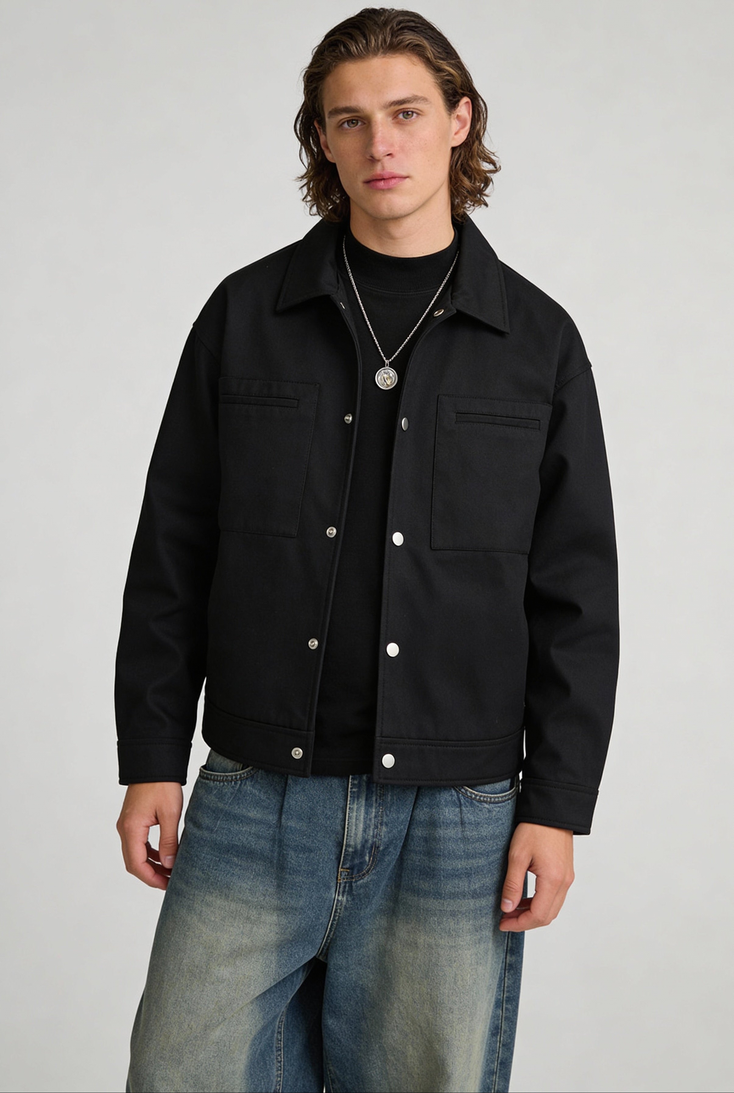 VARENDON CASUAL JACKET – BLACK