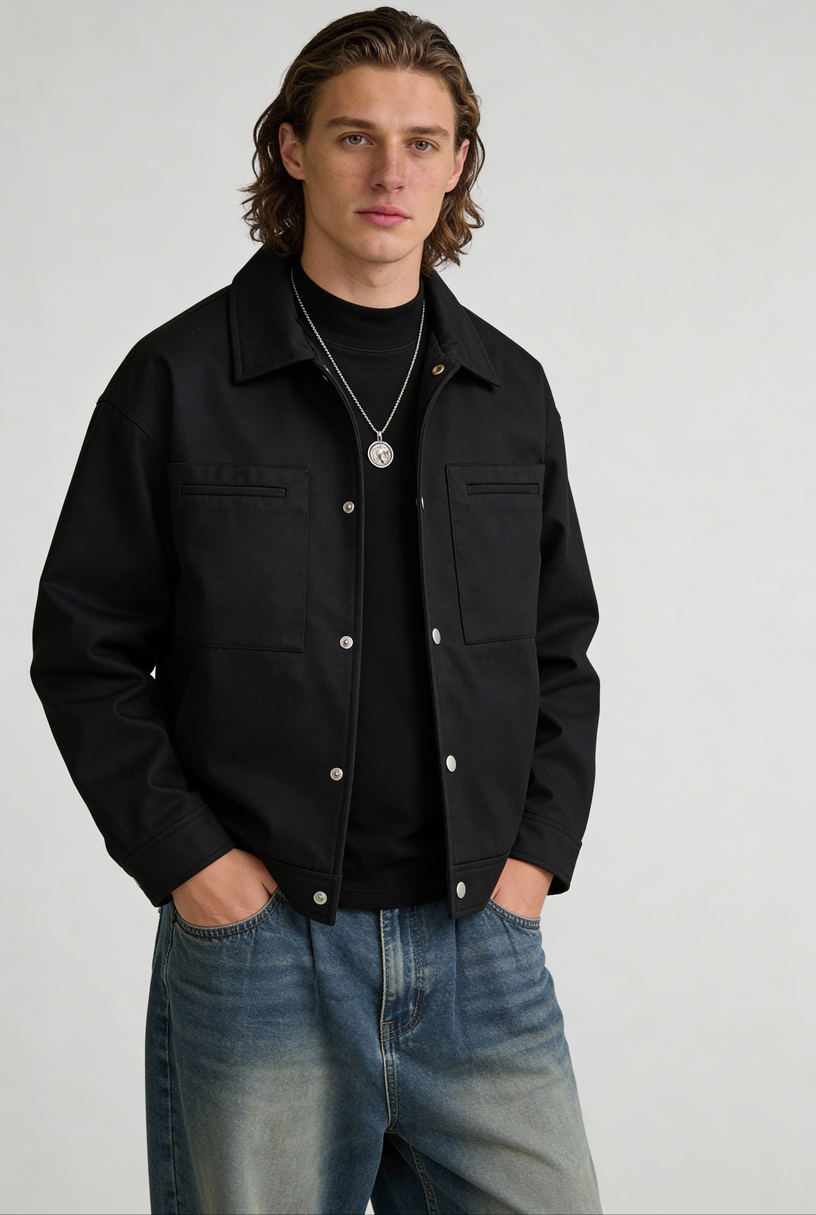 VARENDON CASUAL JACKET – BLACK