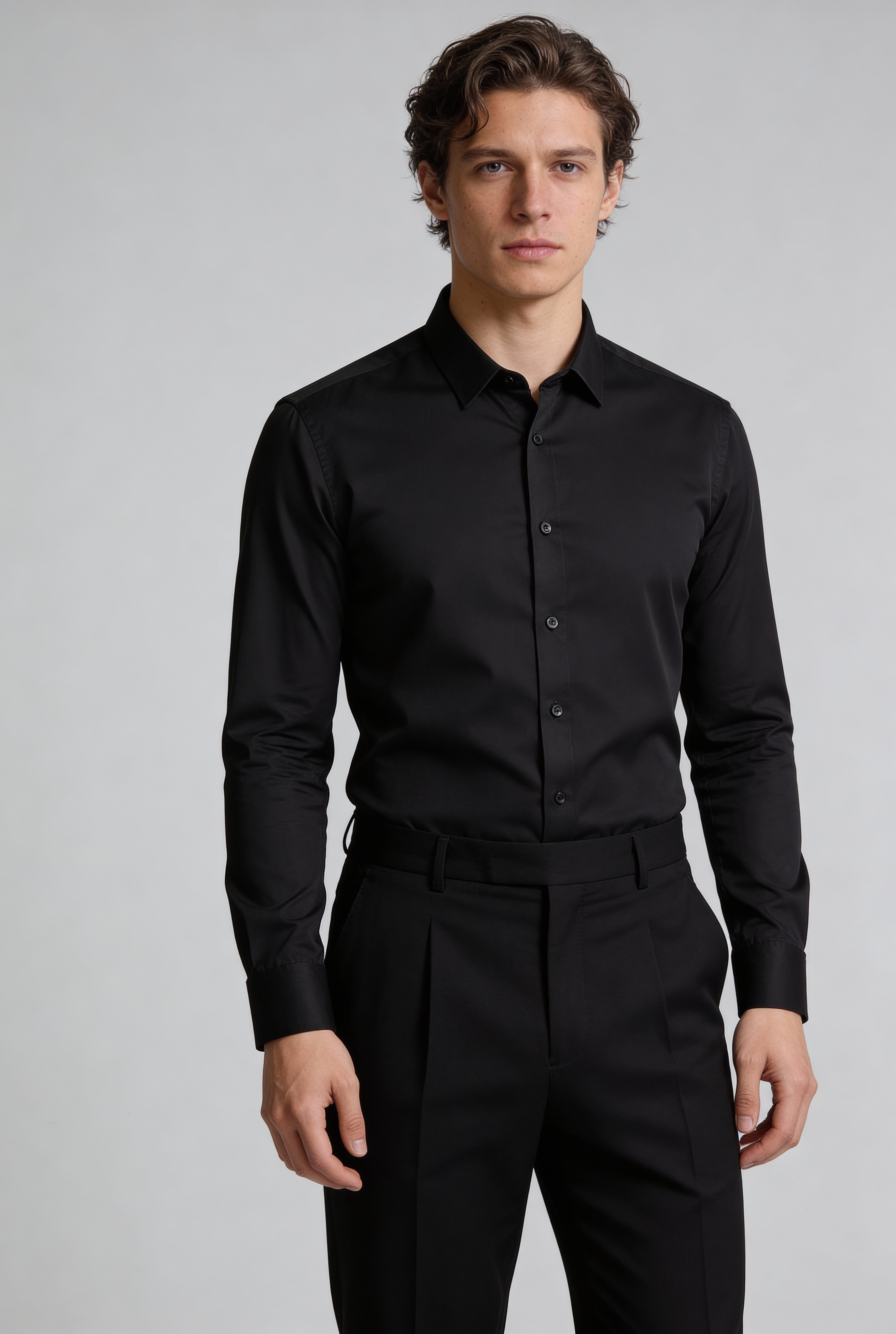 VAREXON DRESS SHIRT – BLACK