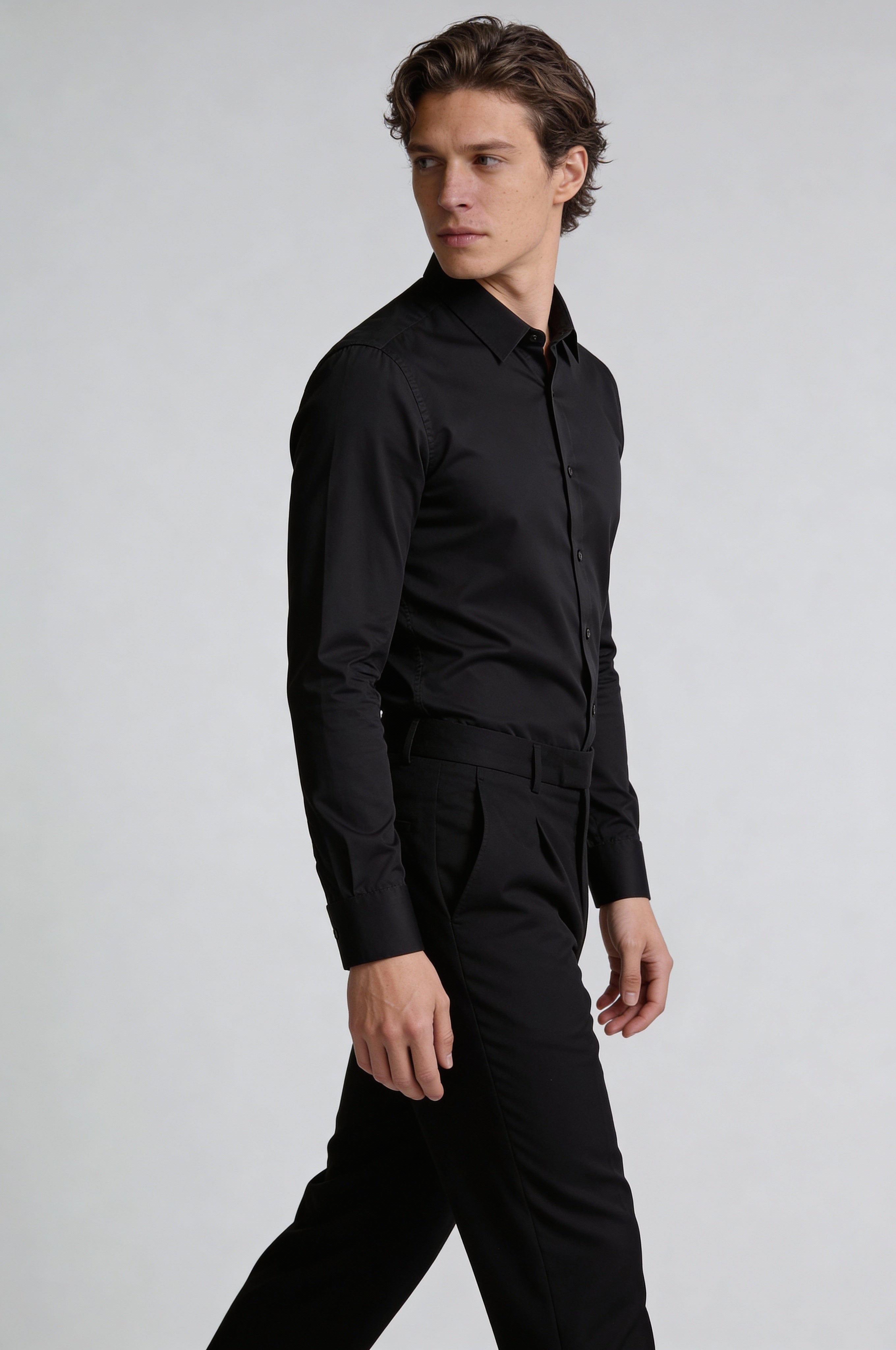 VAREXON DRESS SHIRT – BLACK